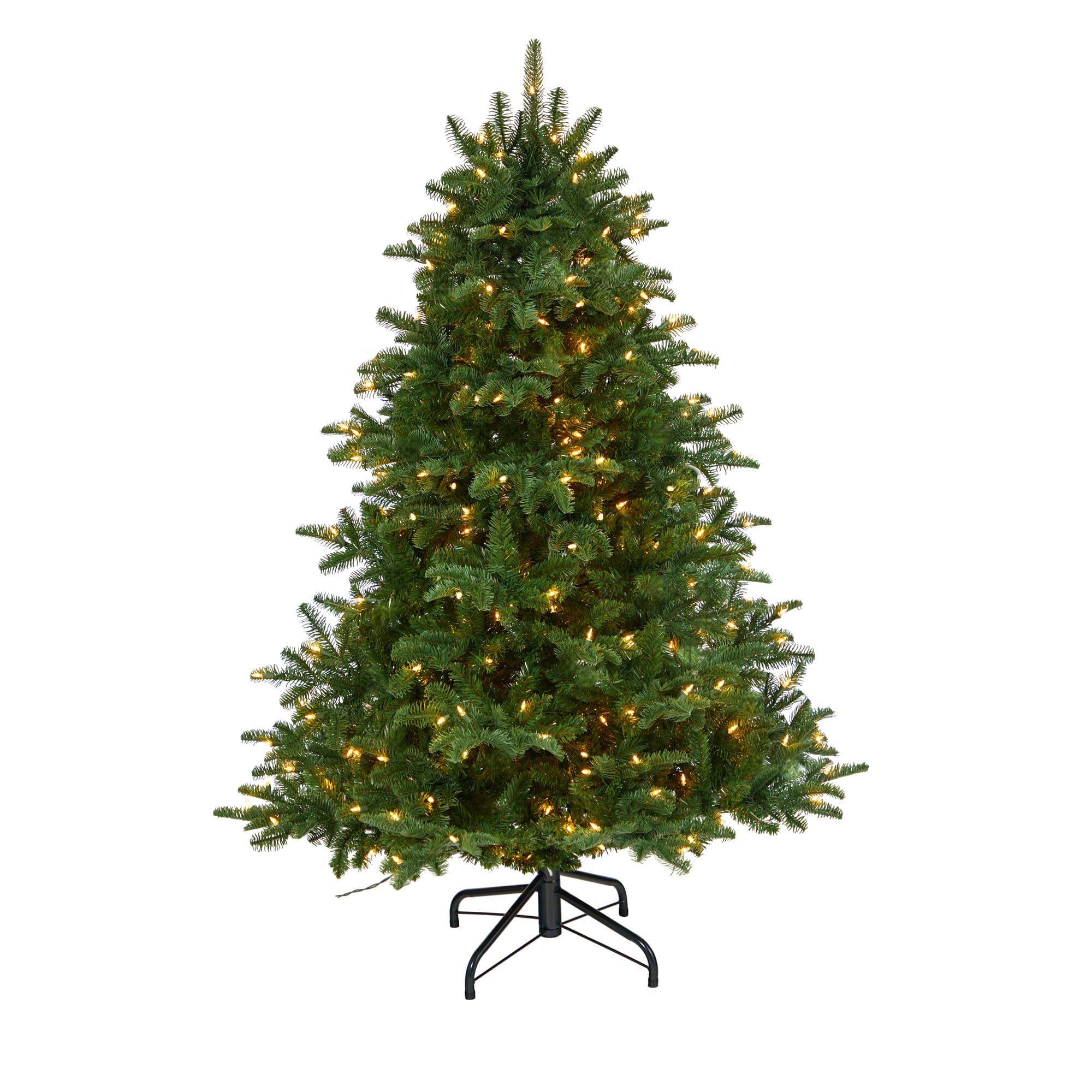 5ft. Pre-Lit South Carolina Spruce Artificial Christmas Tree with Clear ...