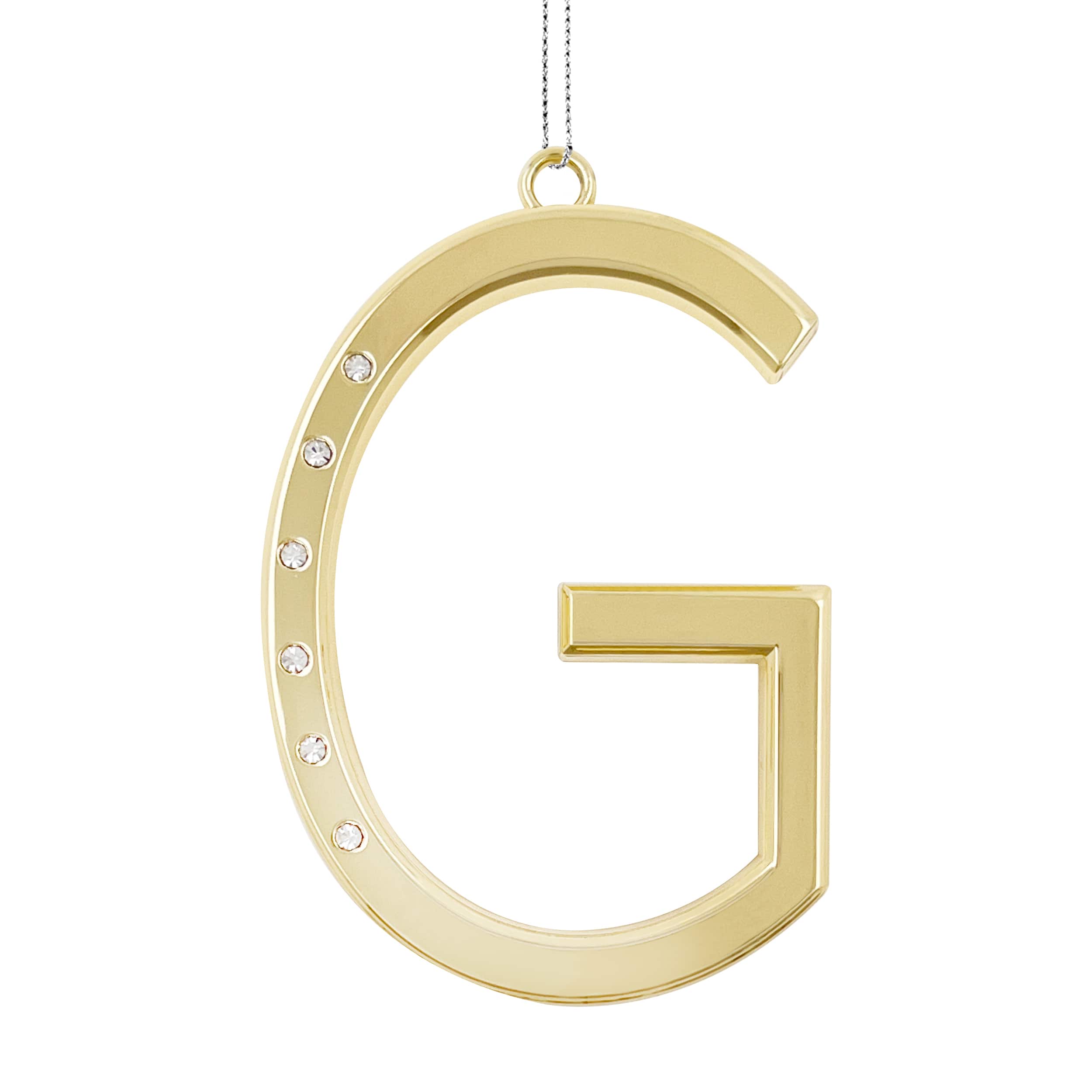 Metal Monogram Ornament with Rhinestones by Ashland®