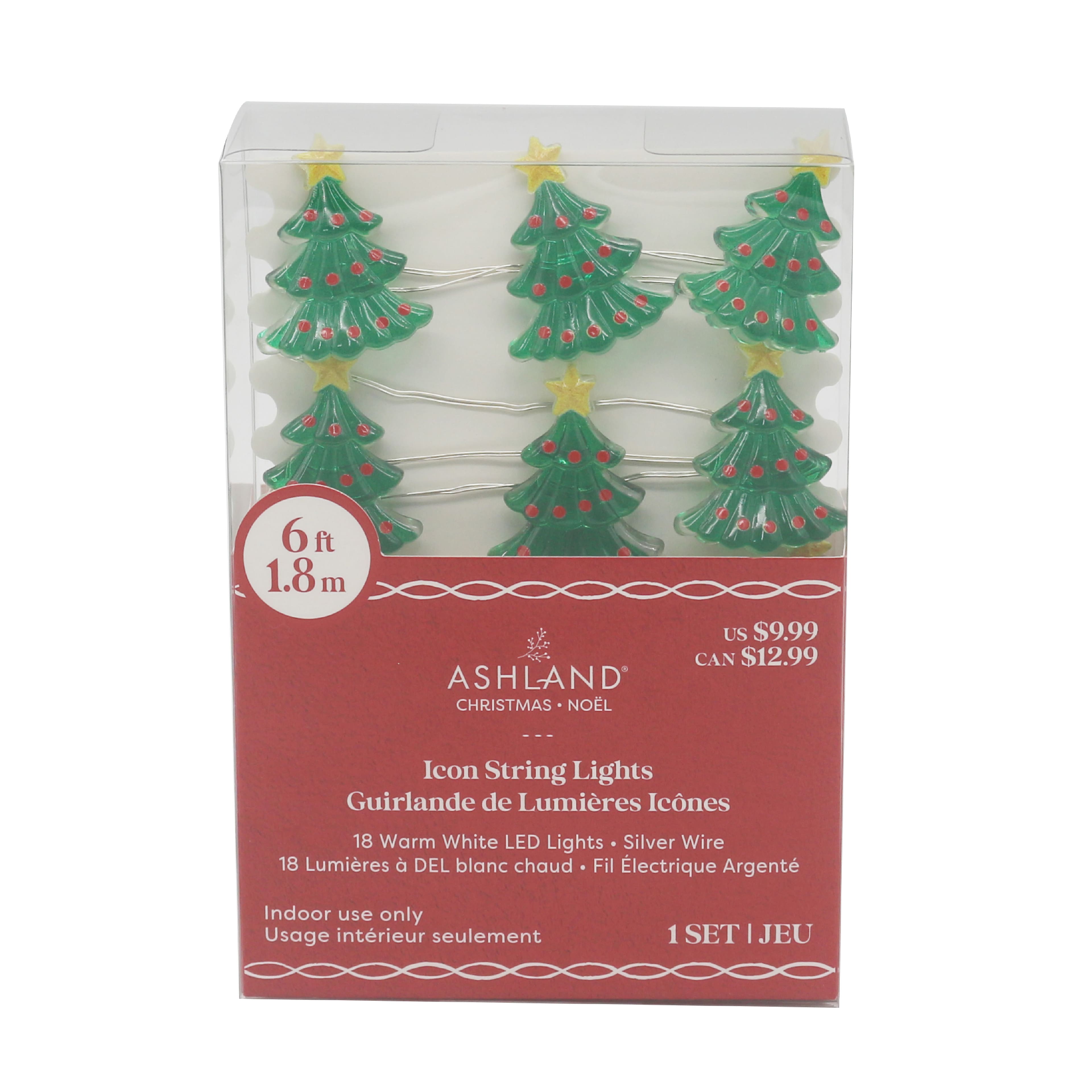 18ct. Christmas Tree Bulb LED Icon String Lights by Ashland&#xAE;