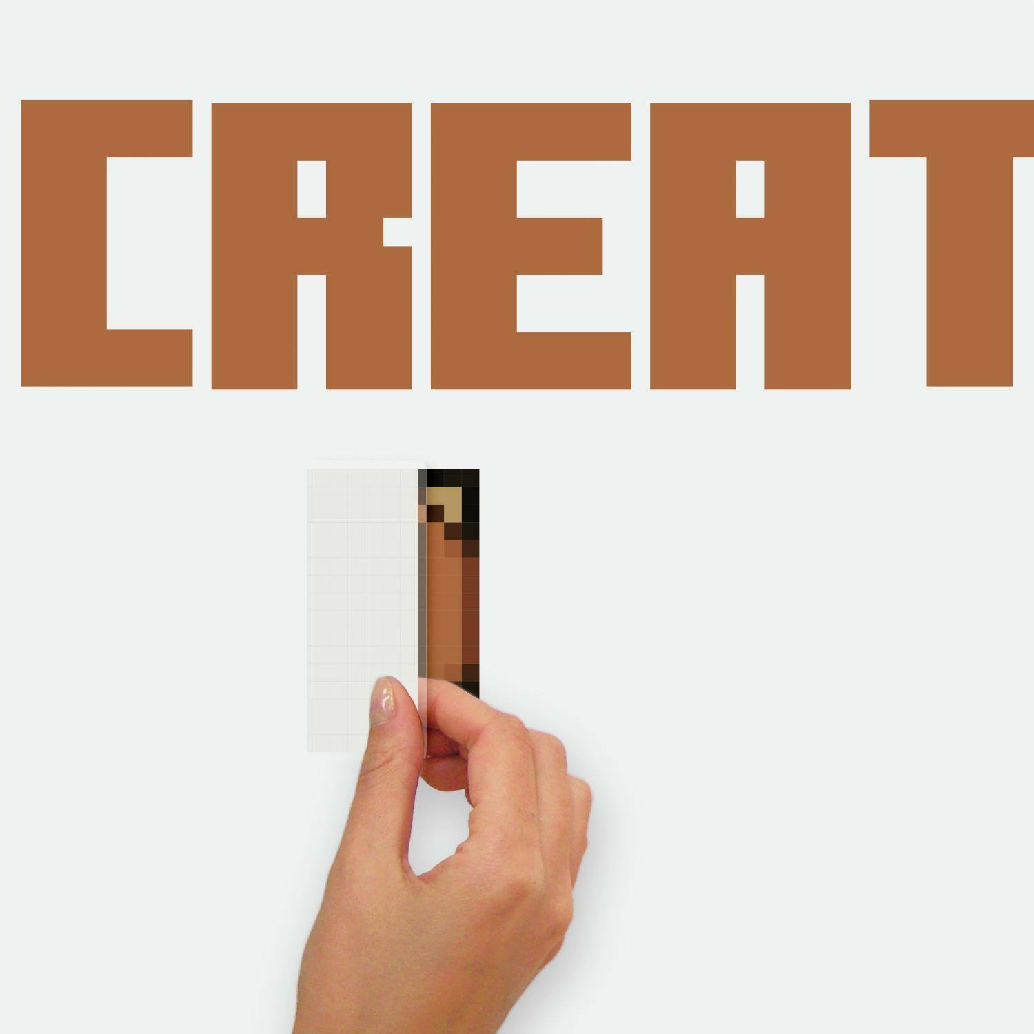 RoomMates Minecraft Eat Sleep Mine Create Peel &#x26; Stick Wall Decals
