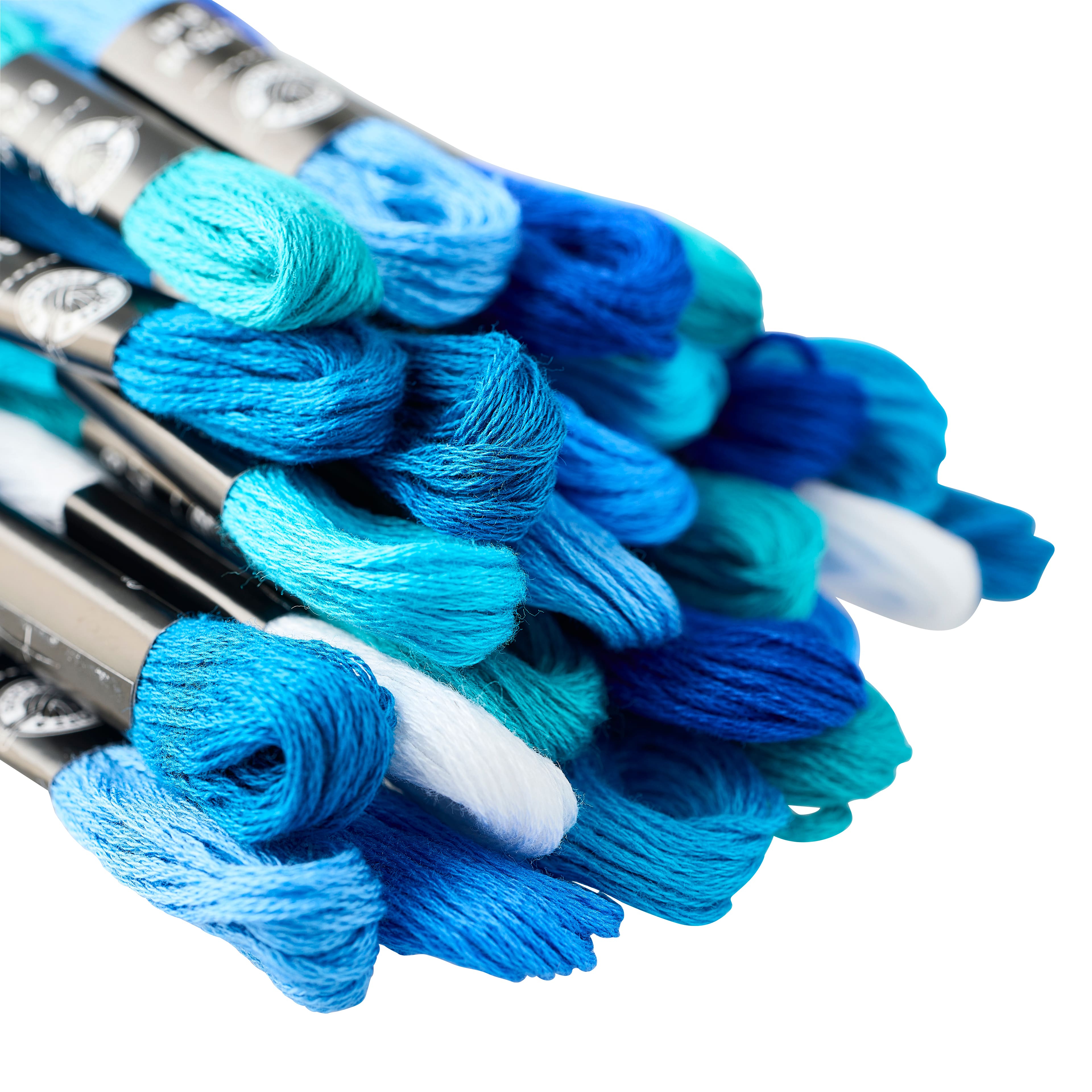 12 Packs: 36 ct. (432 total) Blues Embroidery Floss by Loops & Threads®