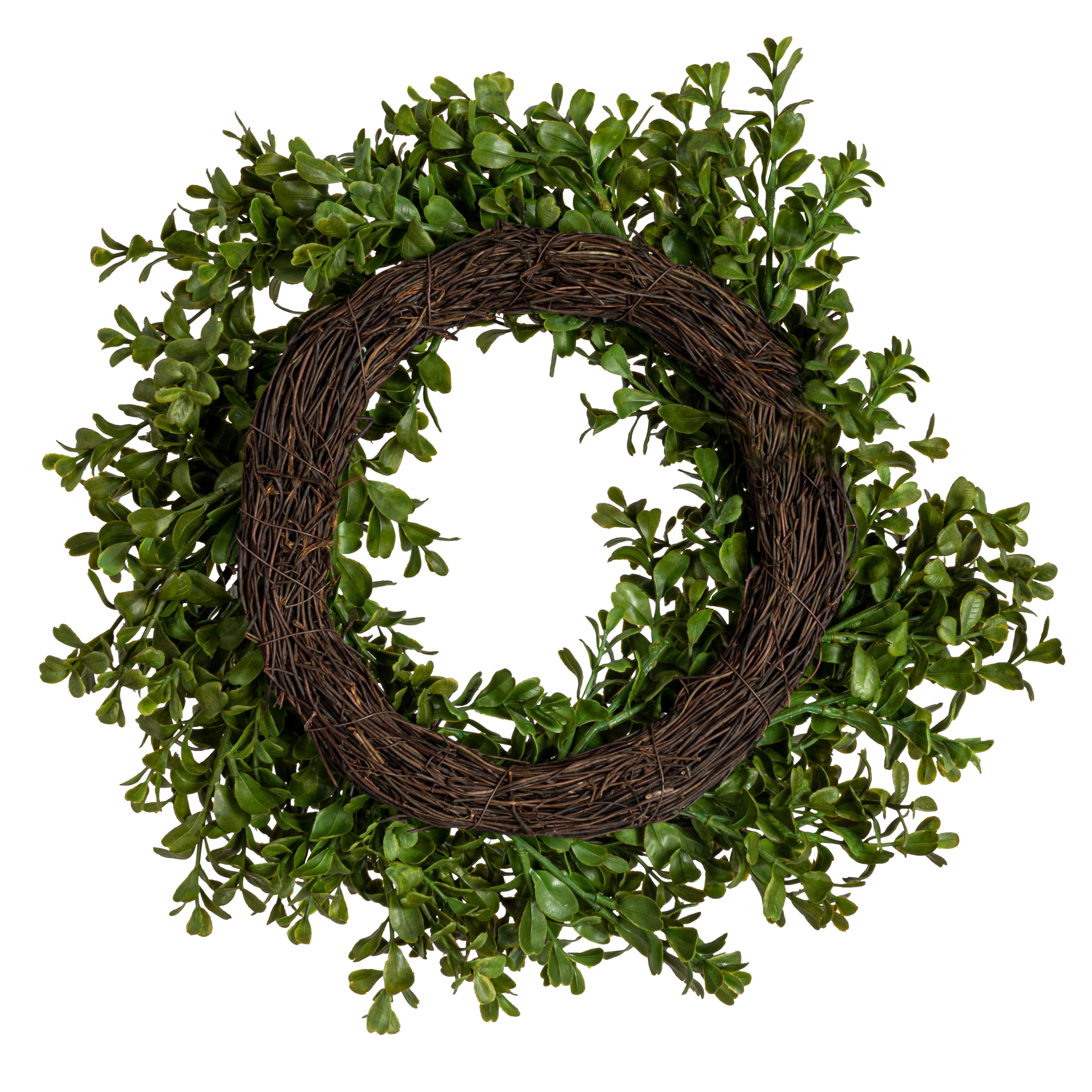 13&#x22; Green Boxwood Wreath