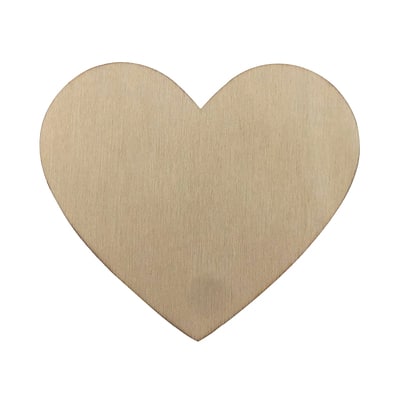 4" Wood Hearts, 16ct. by Make Market® image