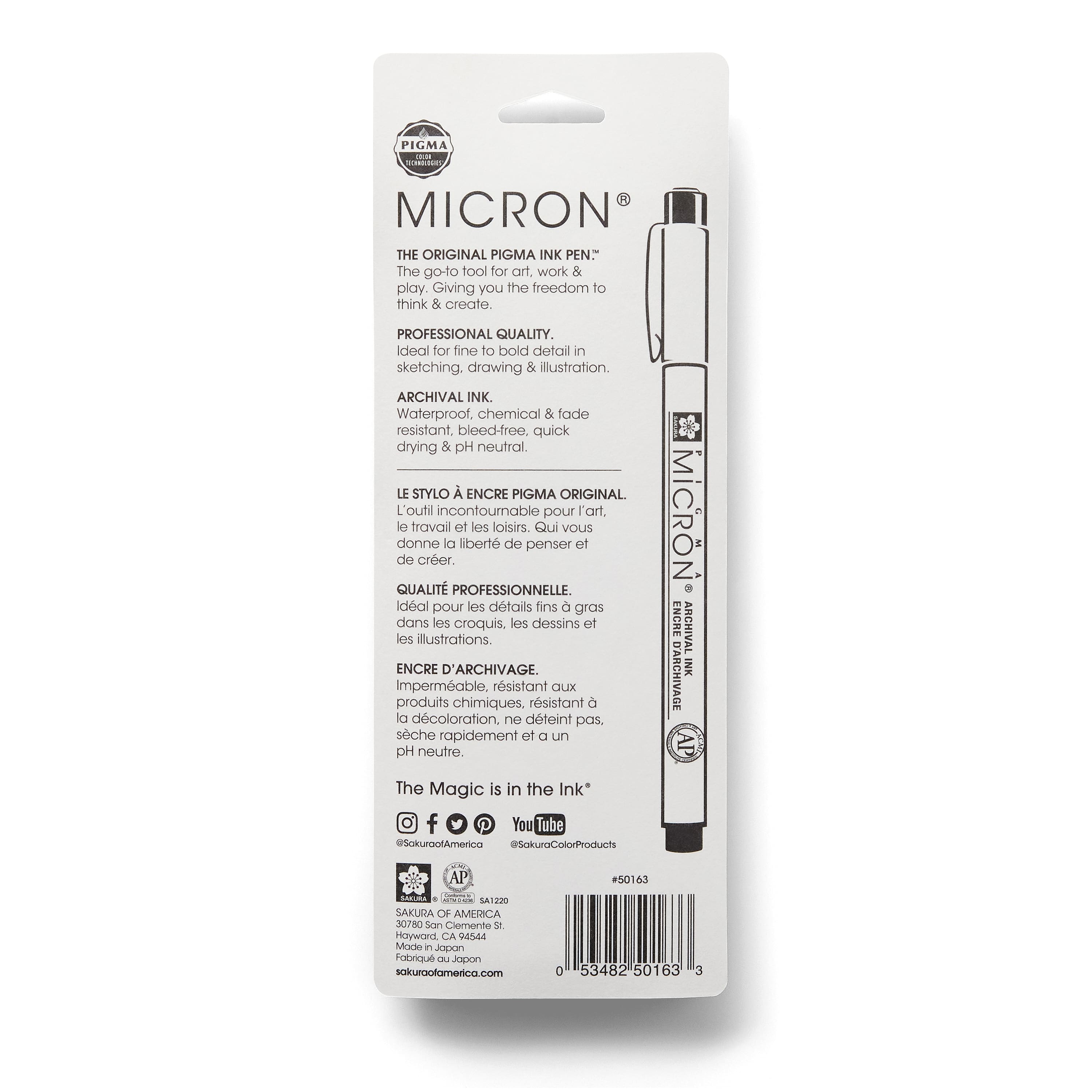 Micron&#xAE; Fine &#x26; Bold Line Cool Gray Pen Set