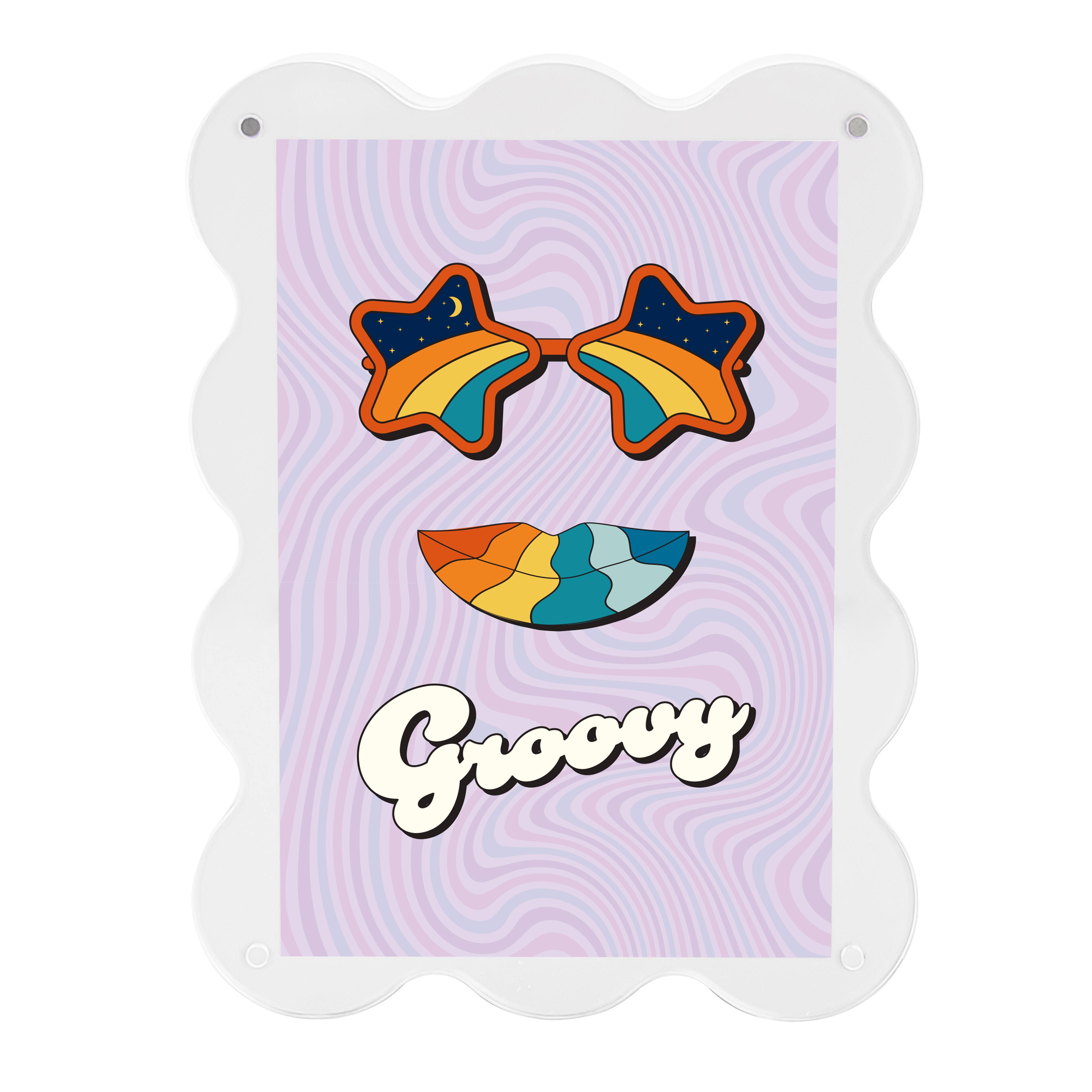 4" x 6" Retro Squiggle Block Frame by Studio Décor®