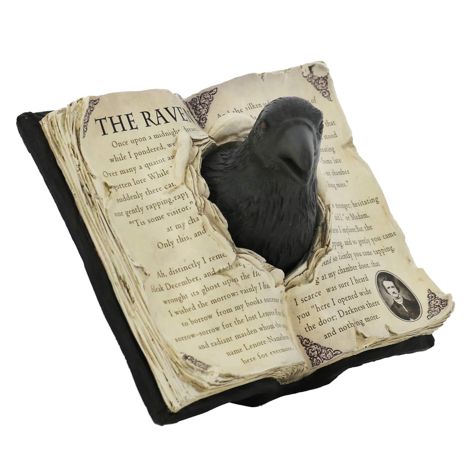7&#x22; Poe&#x27;s Raven Tabletop Book by Ashland&#xAE;