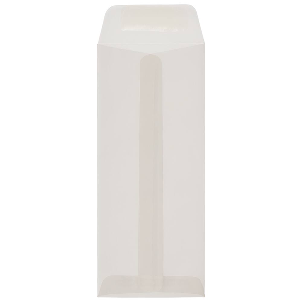 JAM Paper 4.125&#x22; x 9.5&#x22; Translucent Clear Vellum Envelopes