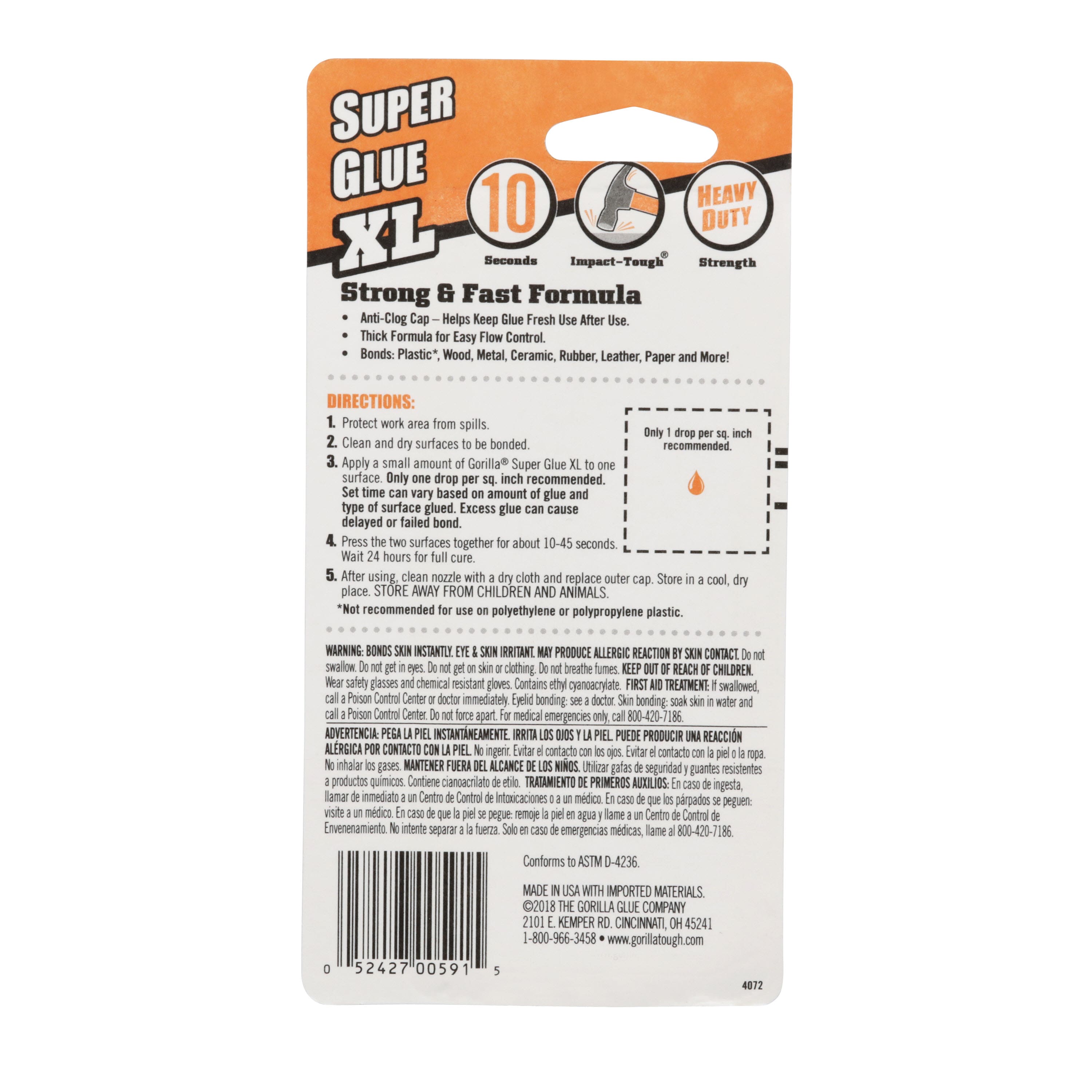 Gorilla&#xAE; Super Glue XL