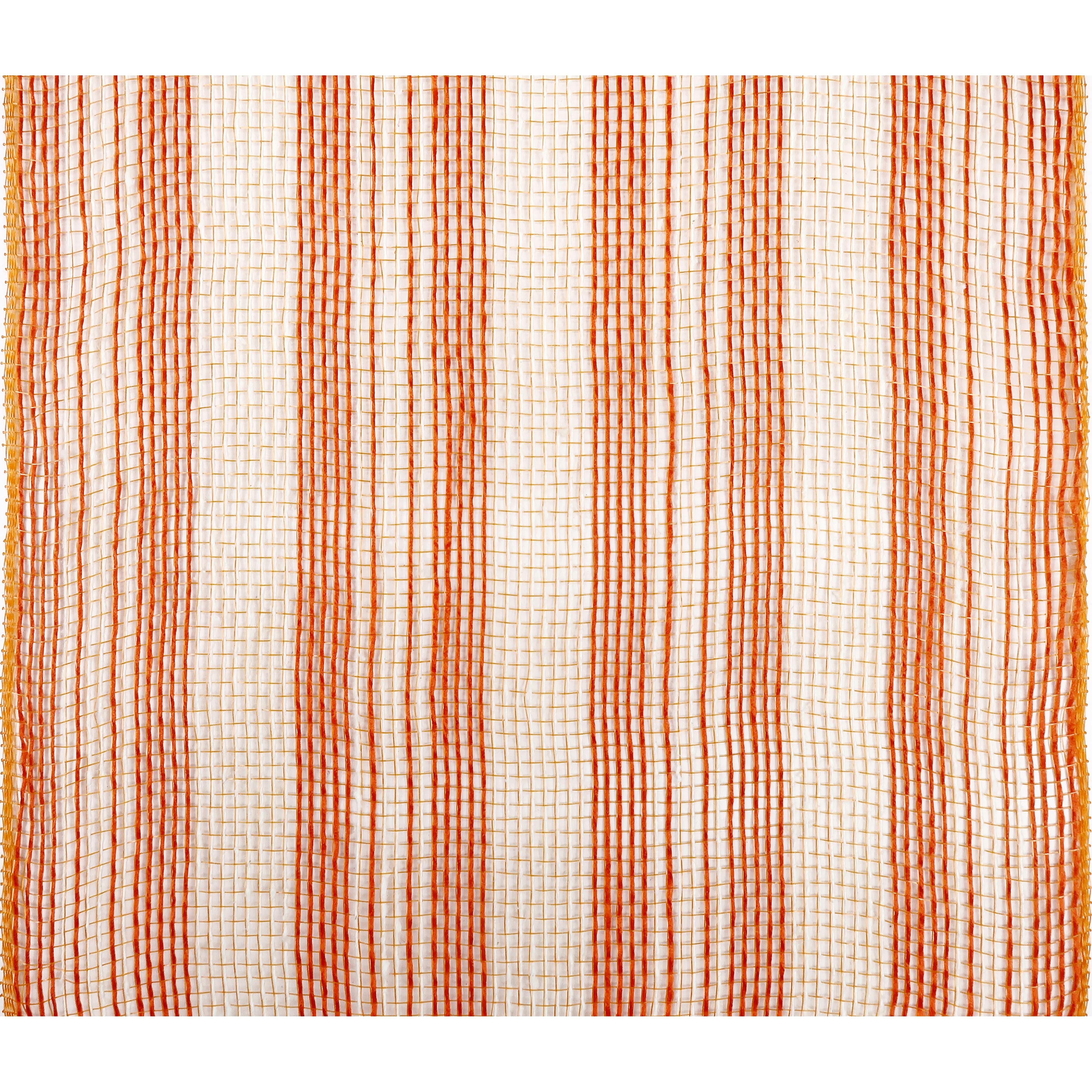 9.5&#x22; x 18ft. Orange Stripes Mesh by Celebrate It&#xAE; Fall