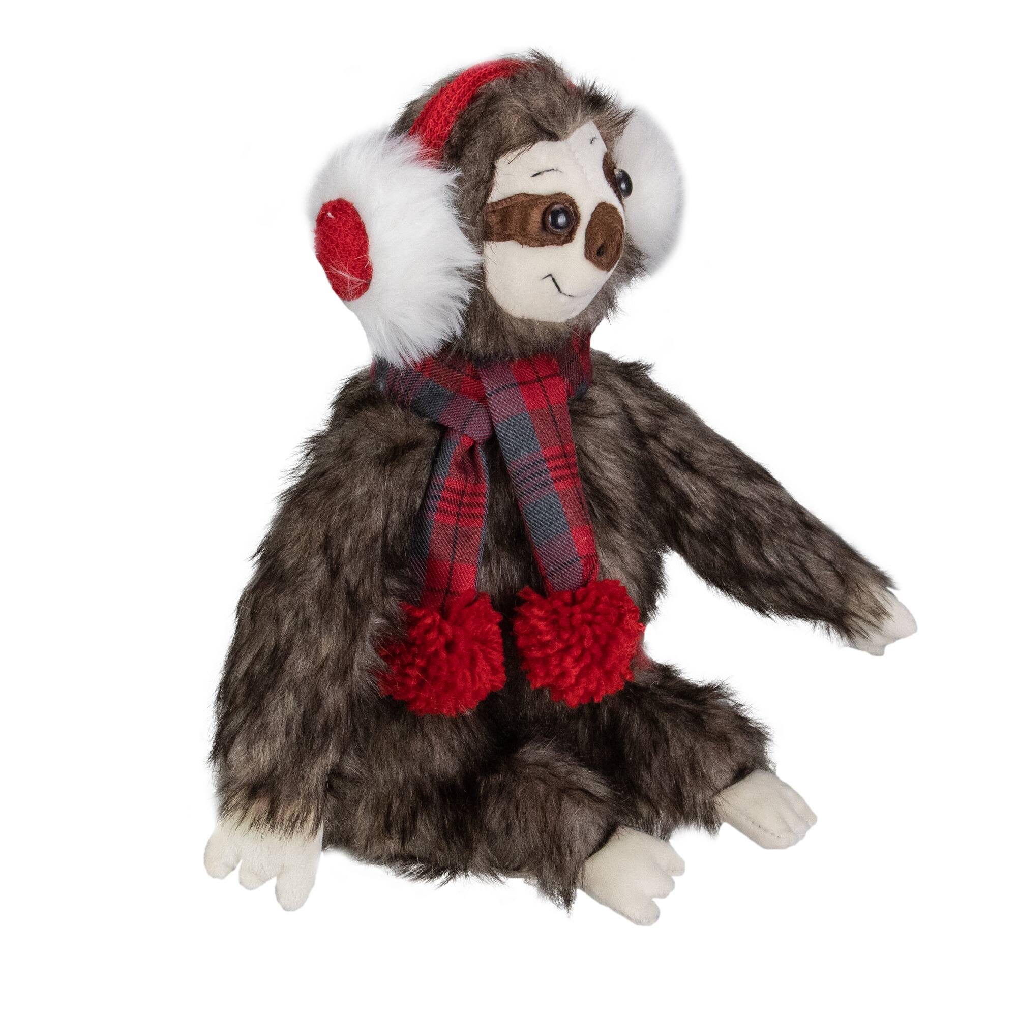 12&#x22; Plush Sitting Sloth Tabletop Decoration