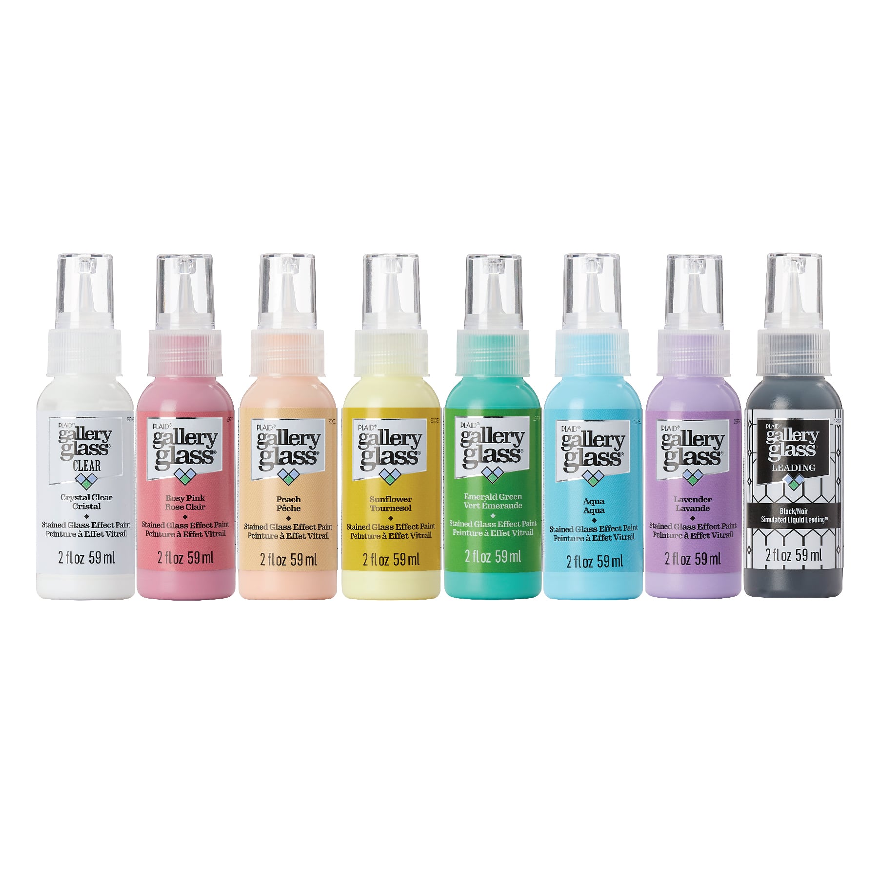 Plaid® Gallery Glass® Pastels Stained Glass Painting Kit