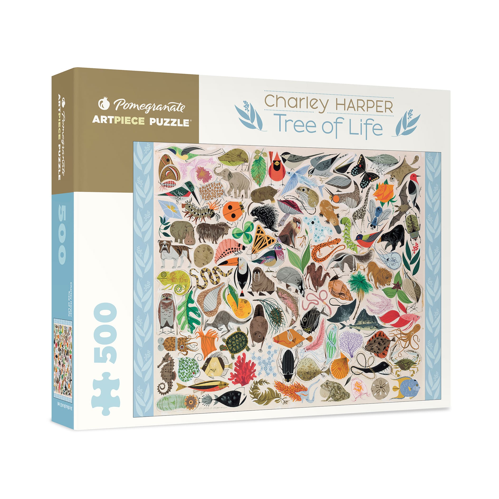 Charley Harper - Tree of Life Puzzle: 500 Pcs