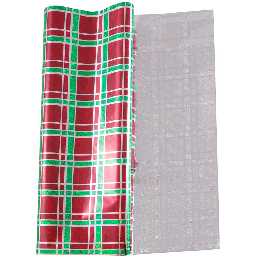 JAM Paper Christmas Plaid Holiday Tissue Paper, 3ct.