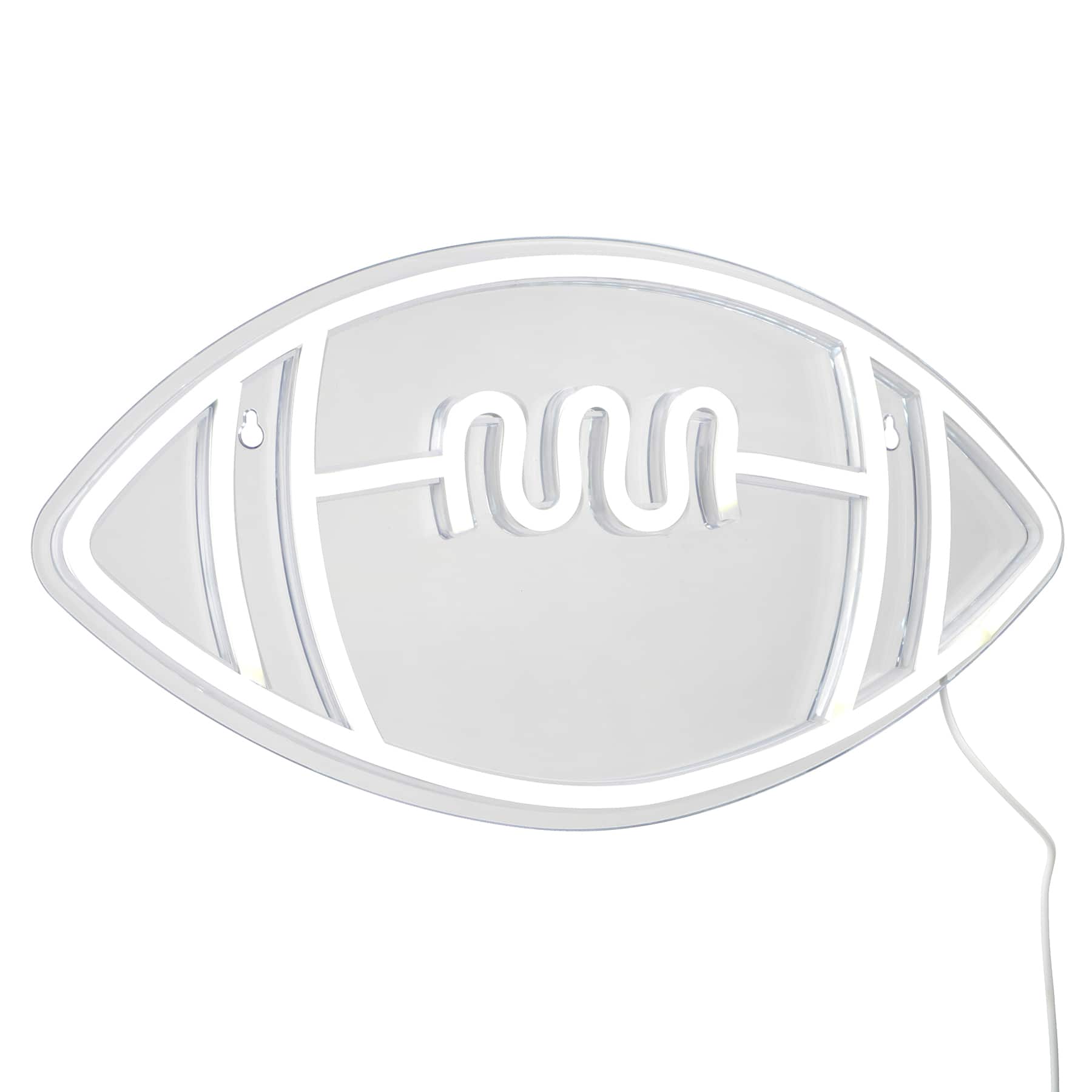 15.75&#x22; Neon Football Wall Sign by Celebrate It&#x2122;