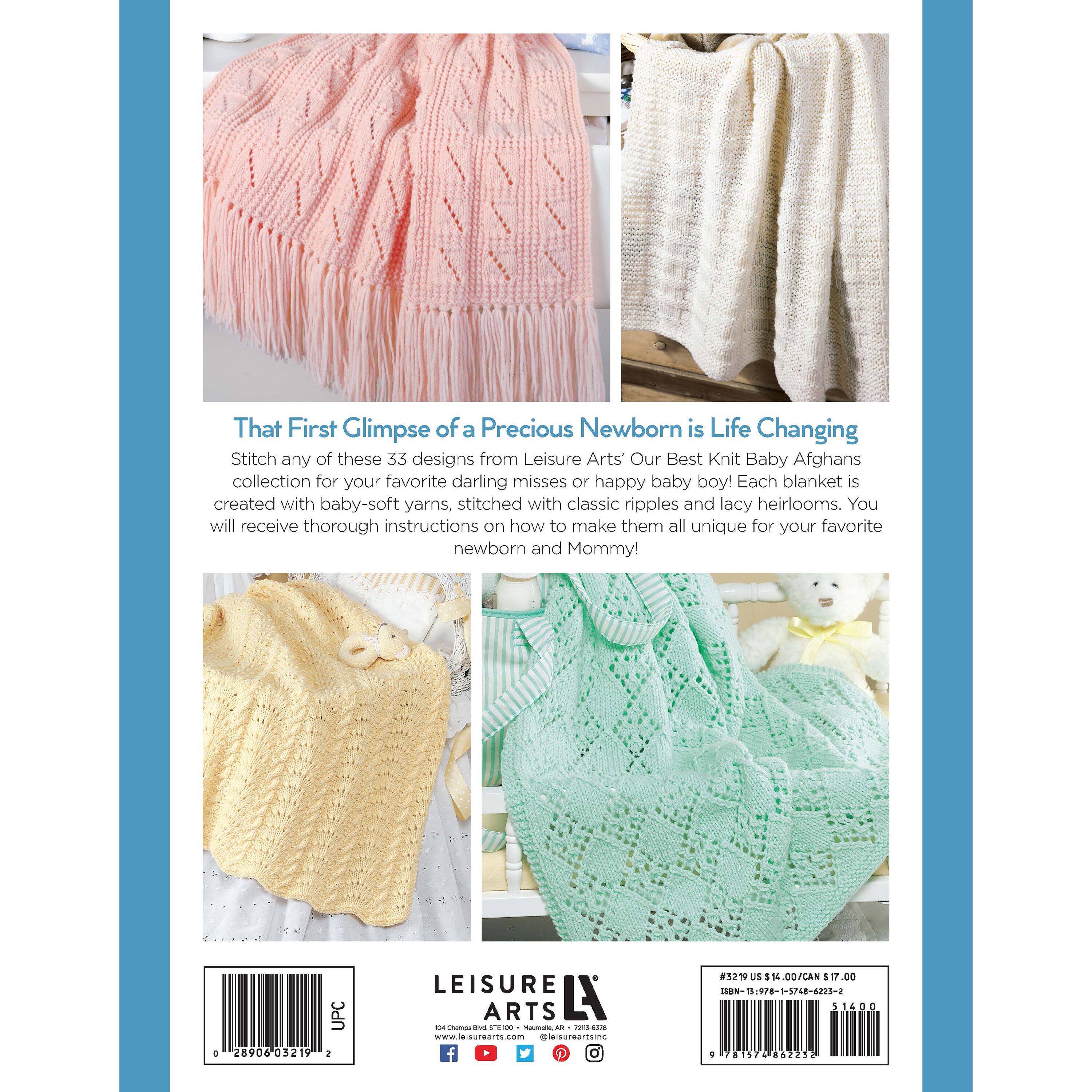 Leisure Arts&#xAE; Our Best Knit Baby Afghans Book