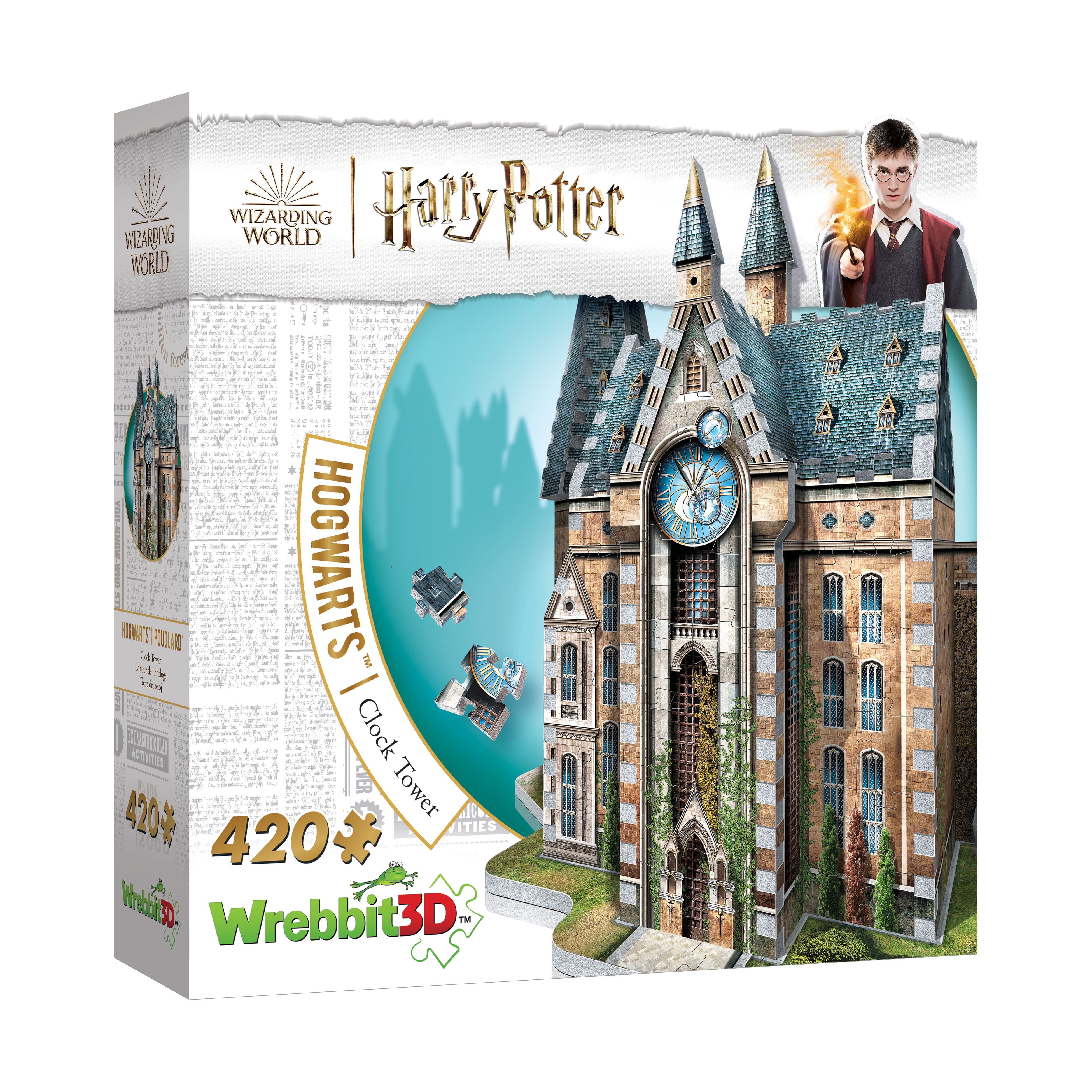 Harry Potter Collection - Hogwarts - Clock Tower 3D Puzzle: 420 Pcs