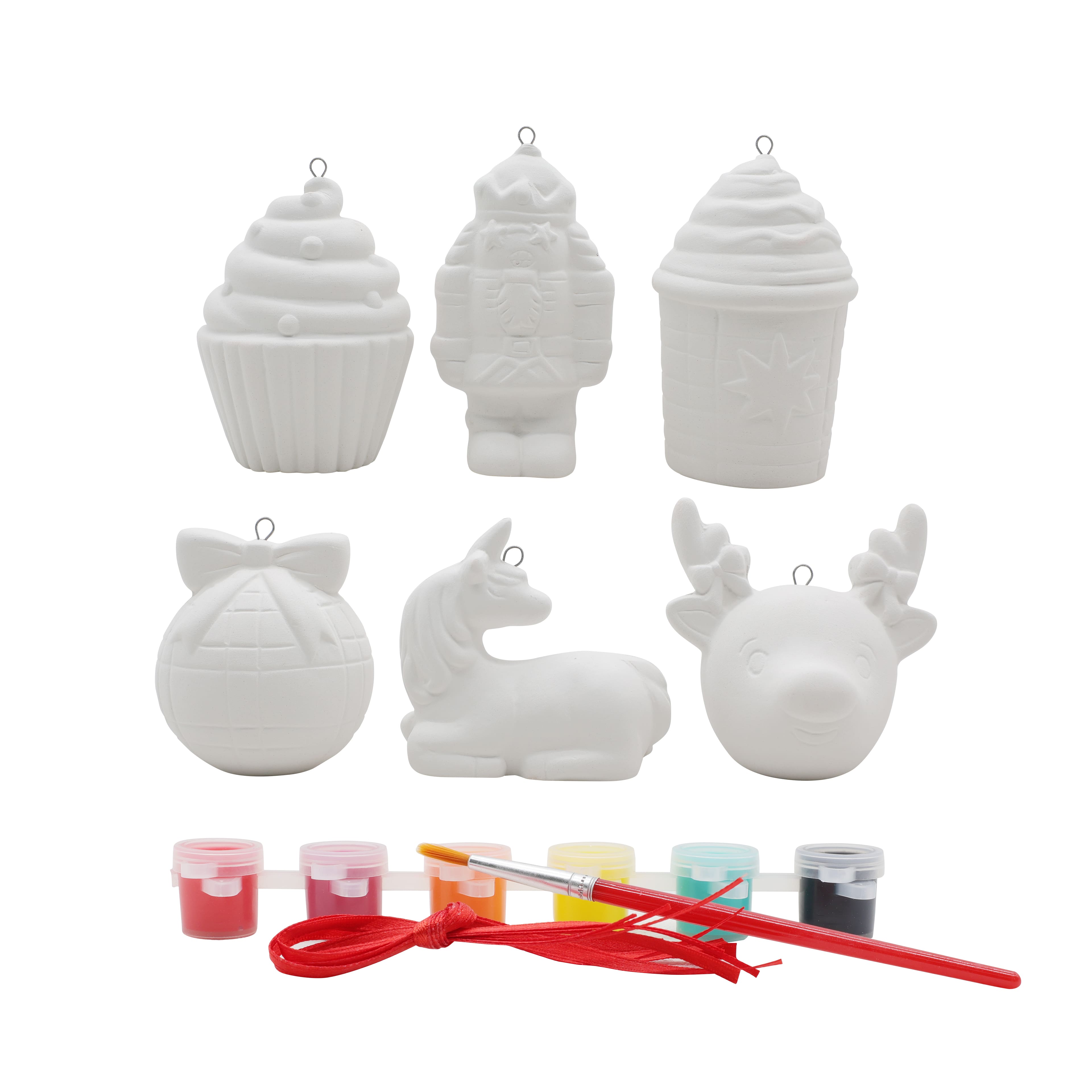 Whimsical 3D Ceramic Ornament Kit by Creatology&#x2122;