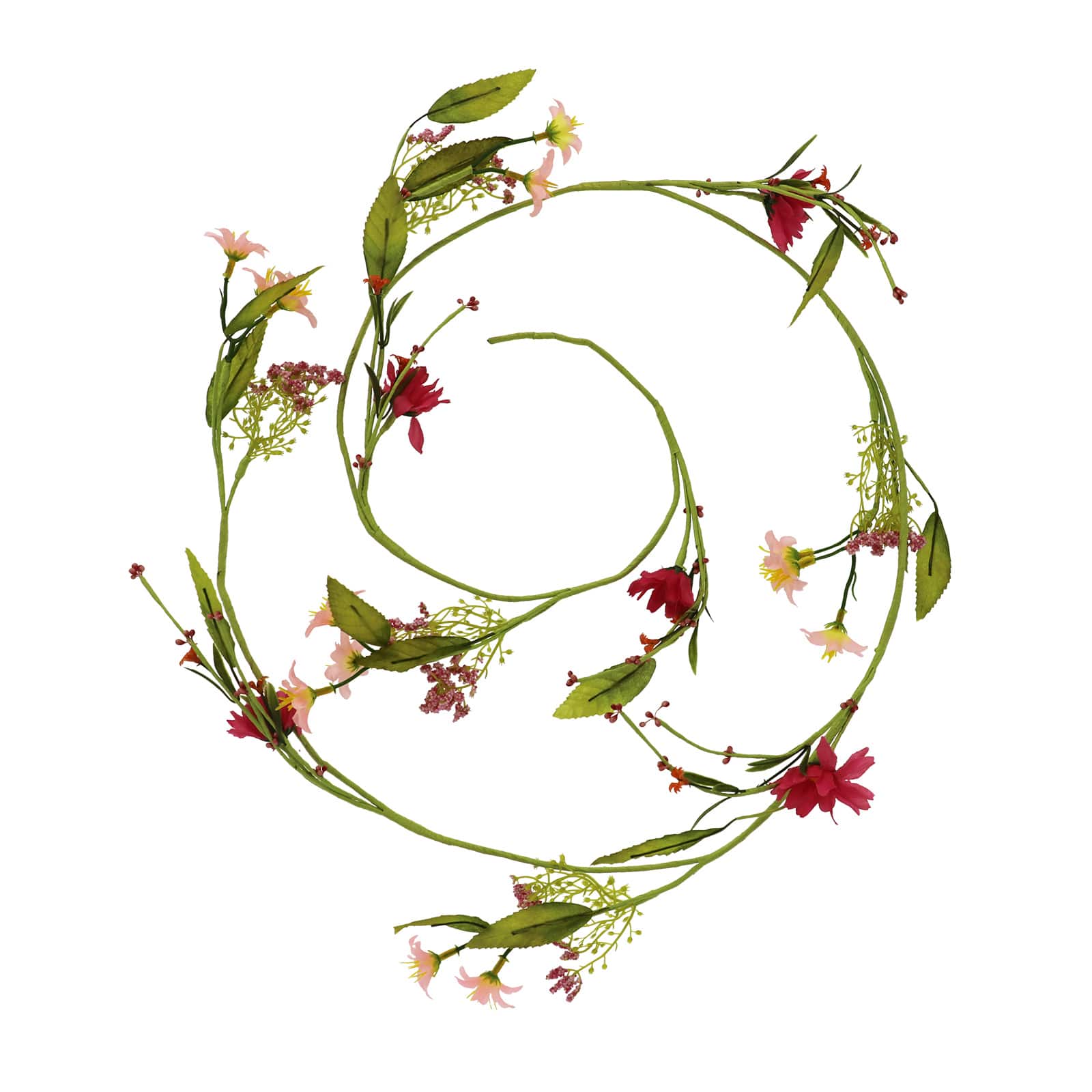 5ft. Pink Daisy Coiled Garland by Ashland&#xAE;