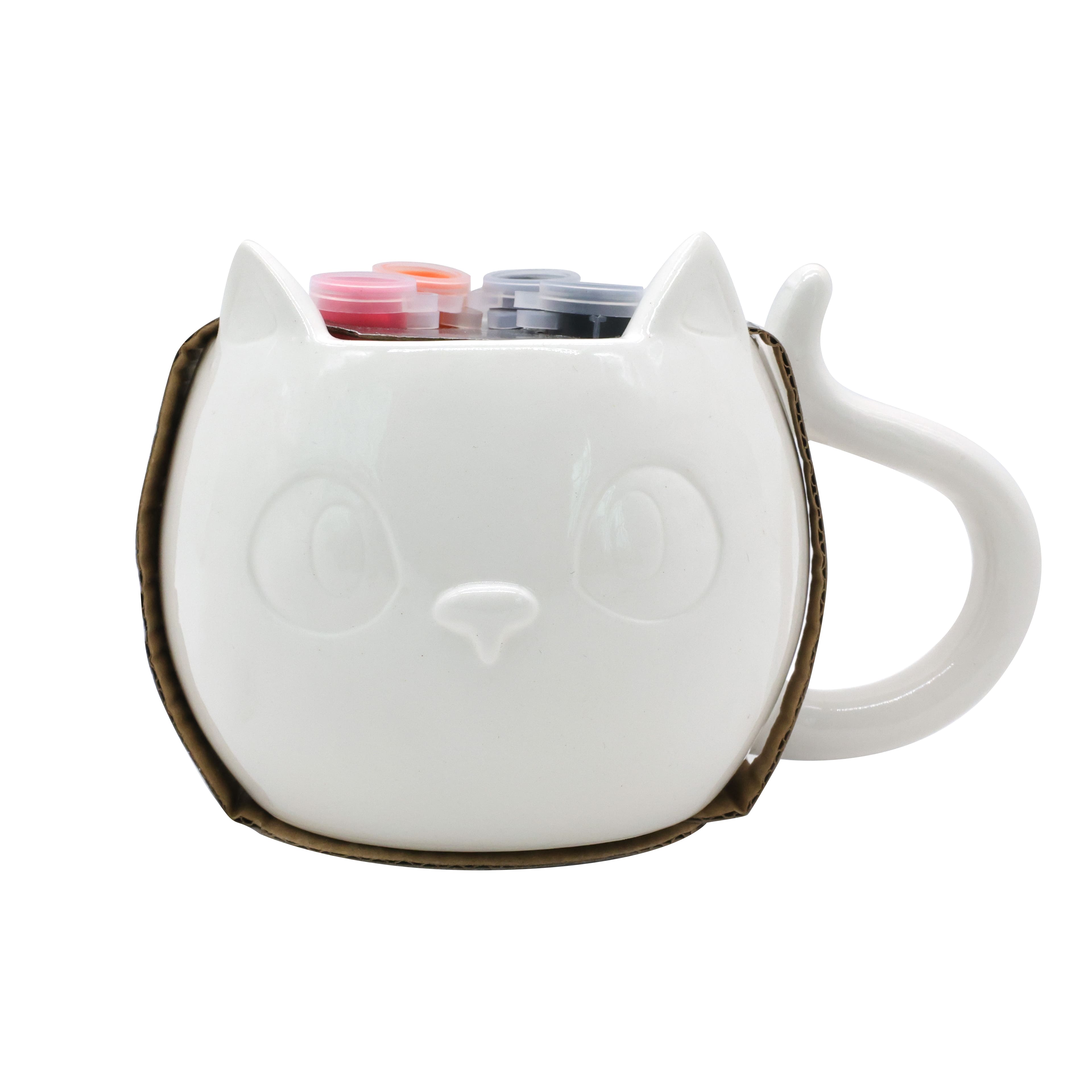 Cat Color Your Own Ceramic Mug Kit by Creatology&#x2122;