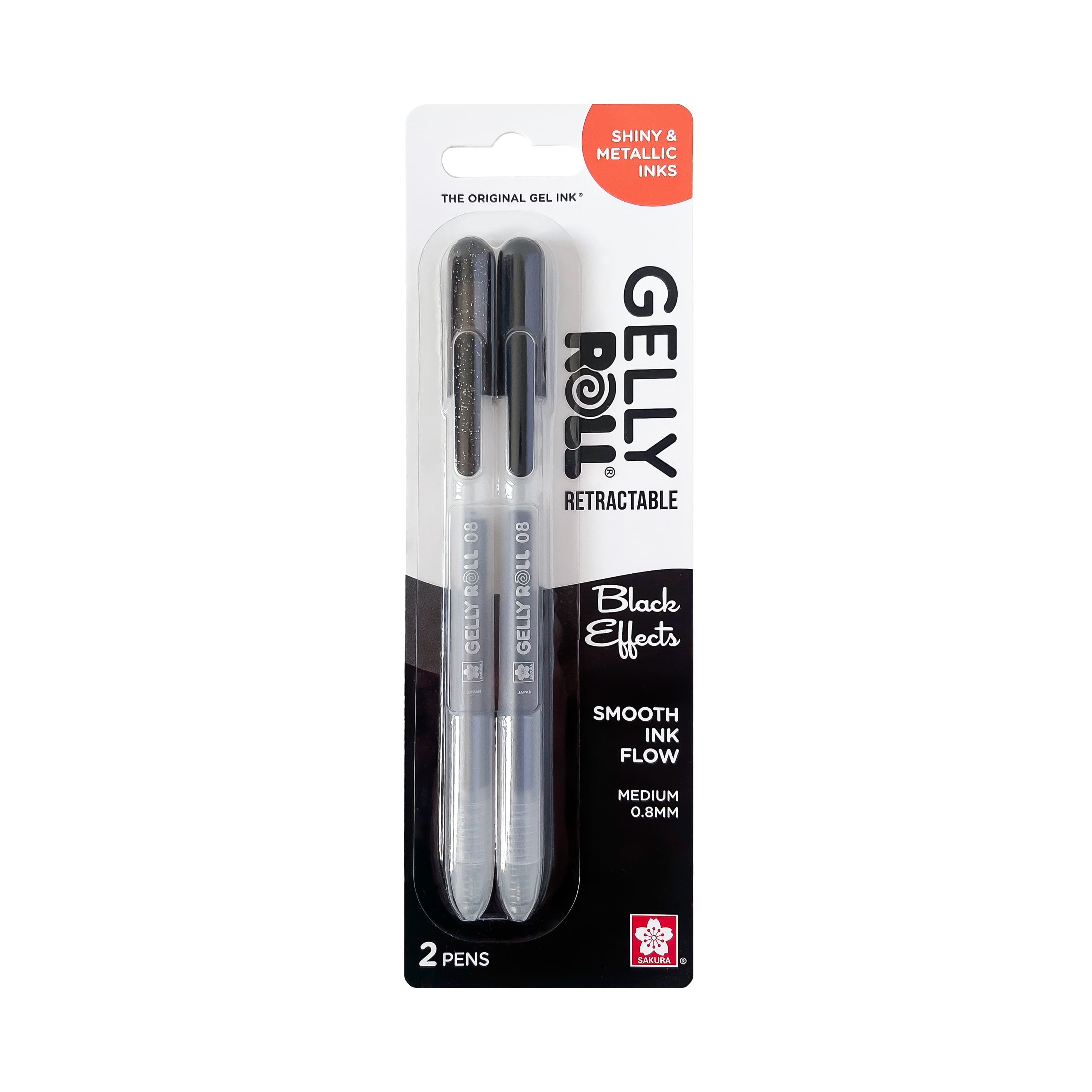 Gelly Roll&#xAE; Retractable Black Effects Set