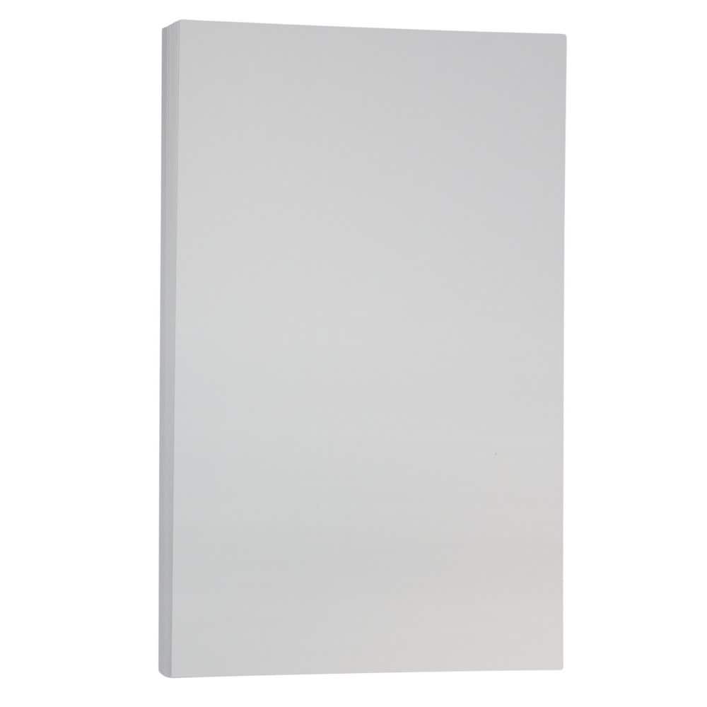 JAM Paper Legal Vellum Bristol Cardstock Paper, 50 Sheets