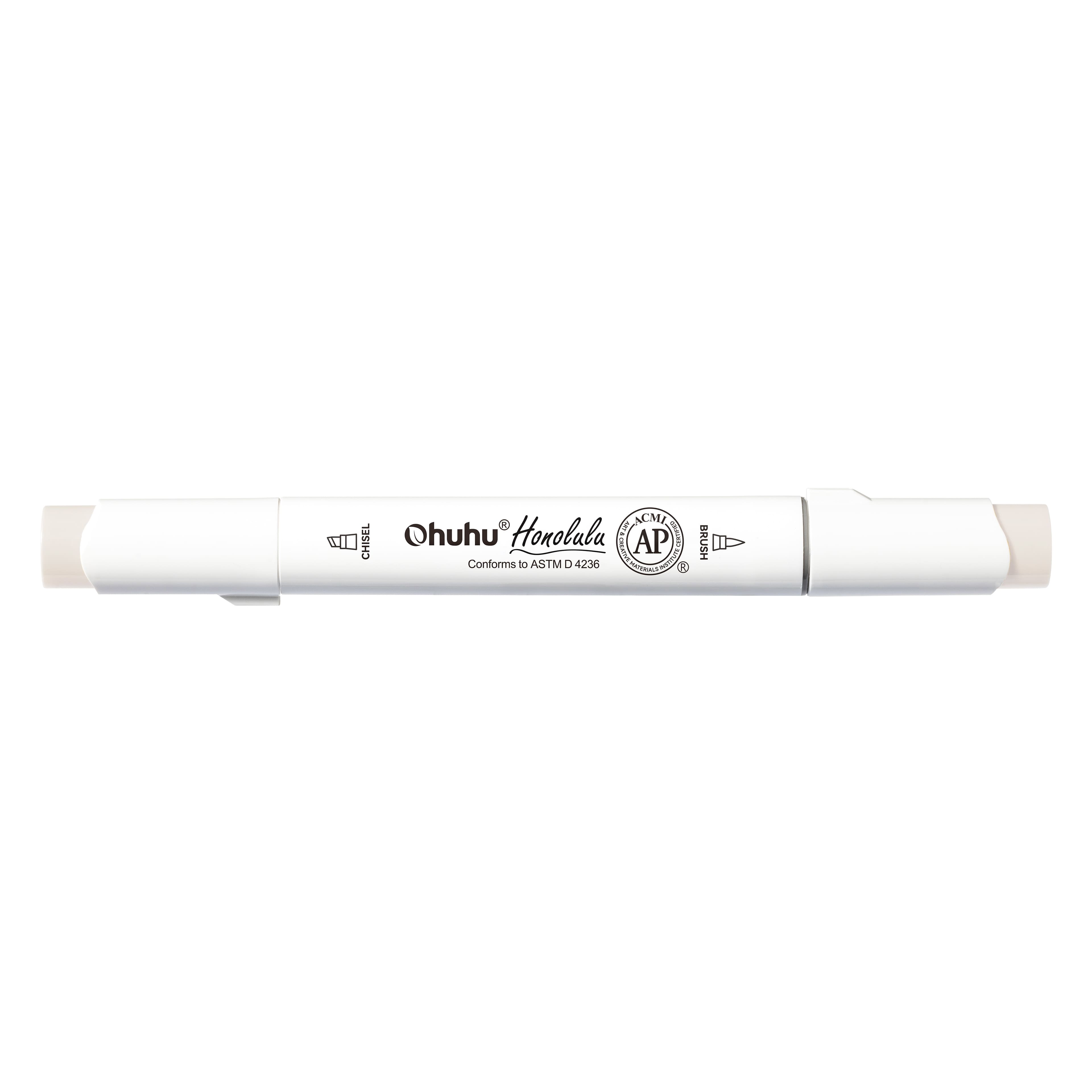 Ohuhu&#xAE; Honolulu Brush &#x26; Chisel Dual Tip Marker