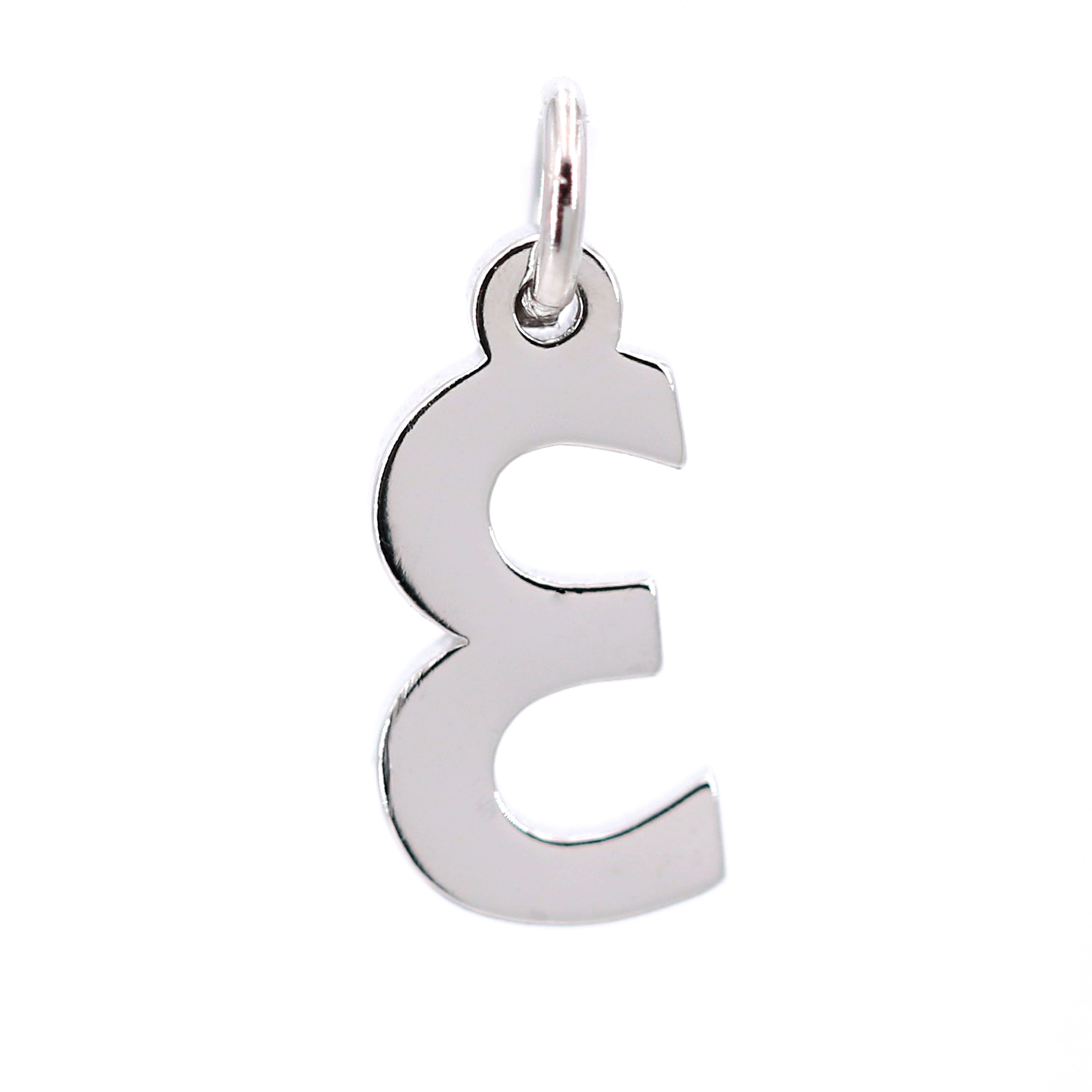 12 Pack: Sterling Silver Number Charm by Bead Landing™