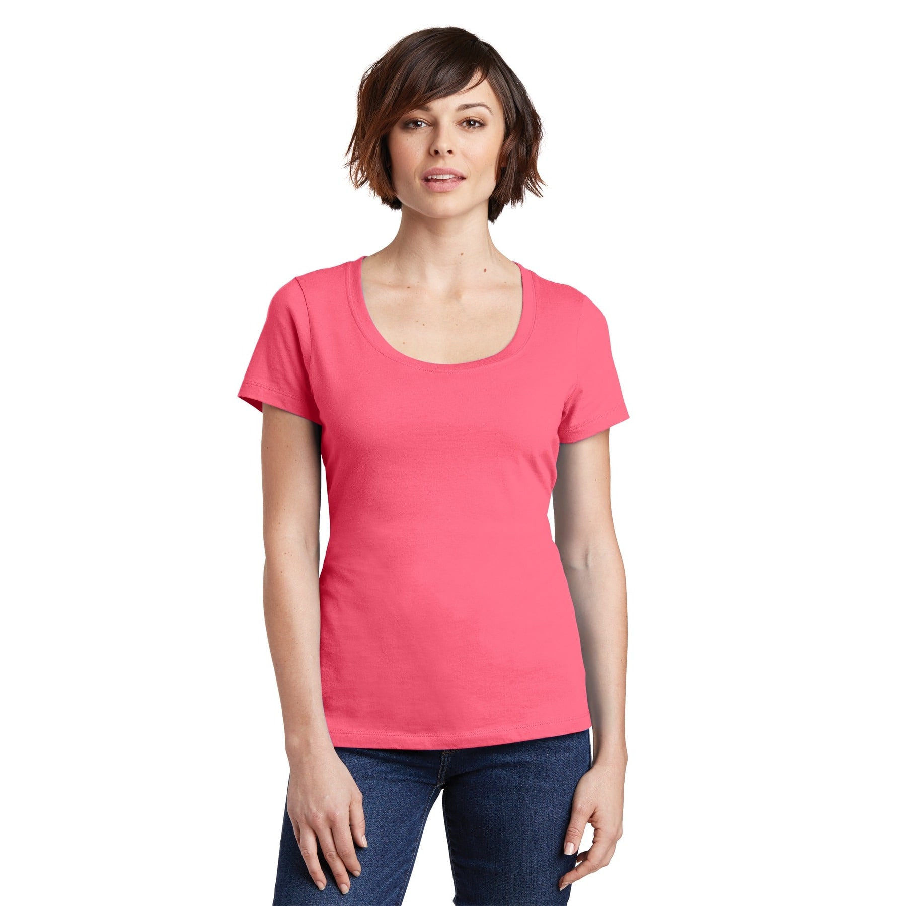 District® Women's Perfect Weight® Scoop Neck T-Shirt