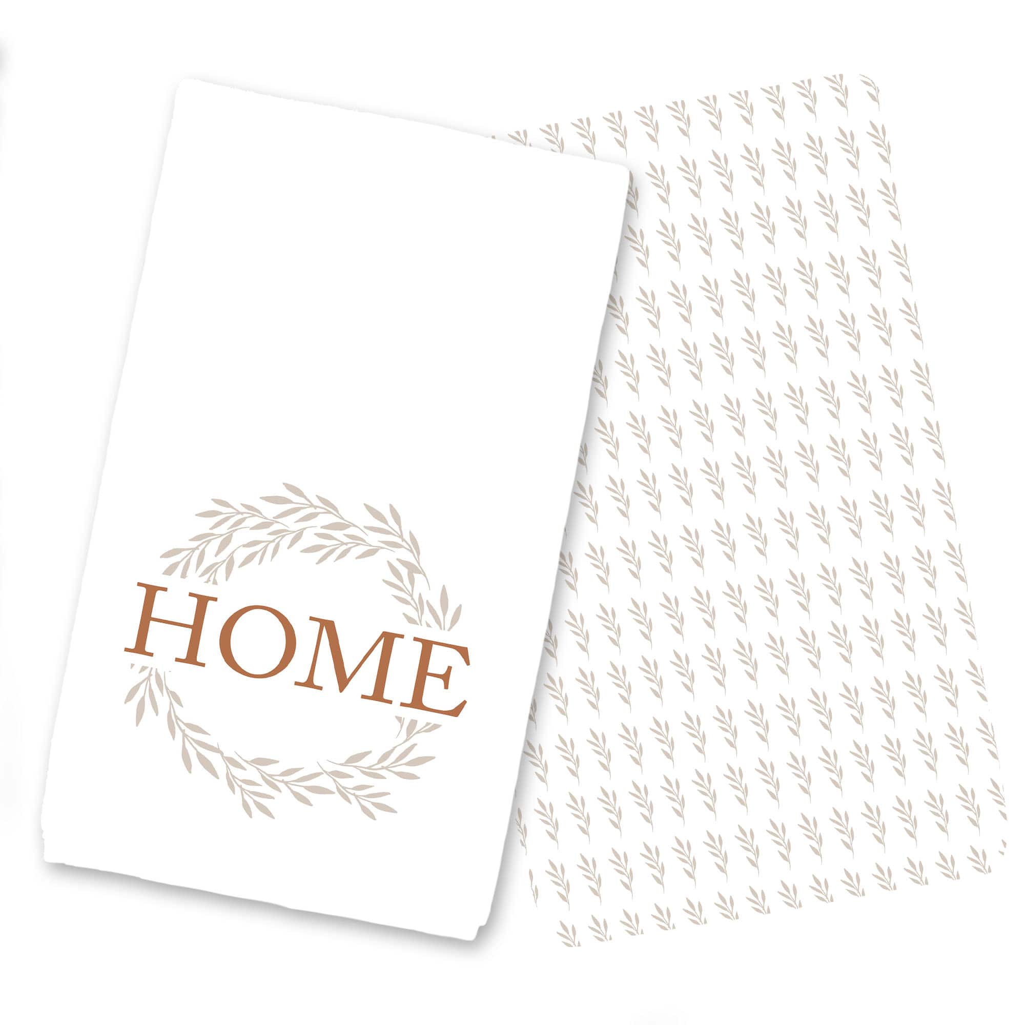 Home Wreath Tea Towel Set