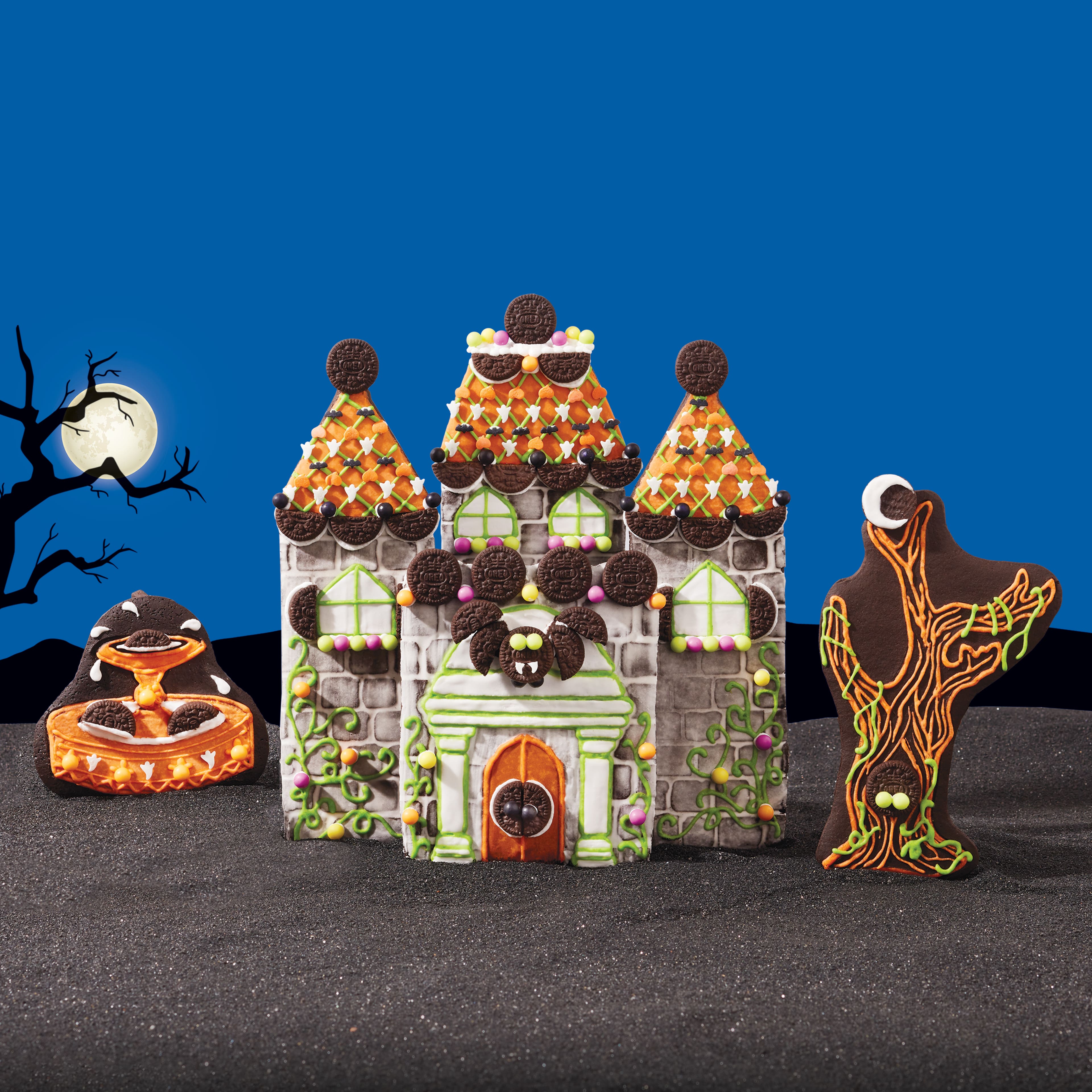 Create-A-Treat™ Oreo Build Your Own Spooky Castle Cookie Kit