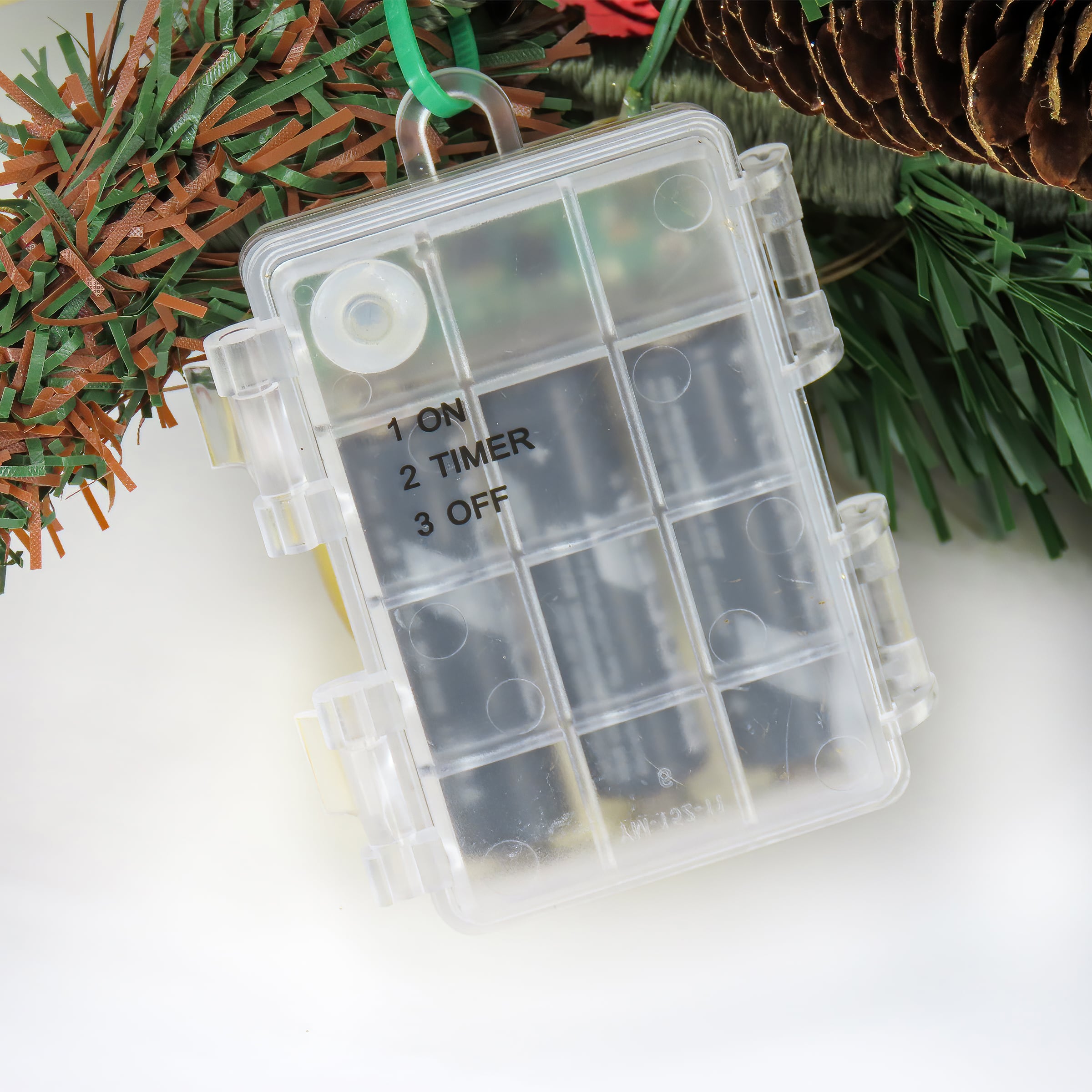 3ft. Pre-Lit Vienna Waltz Artificial Christmas Tree in Lattice Planter, Warm White LED Lights