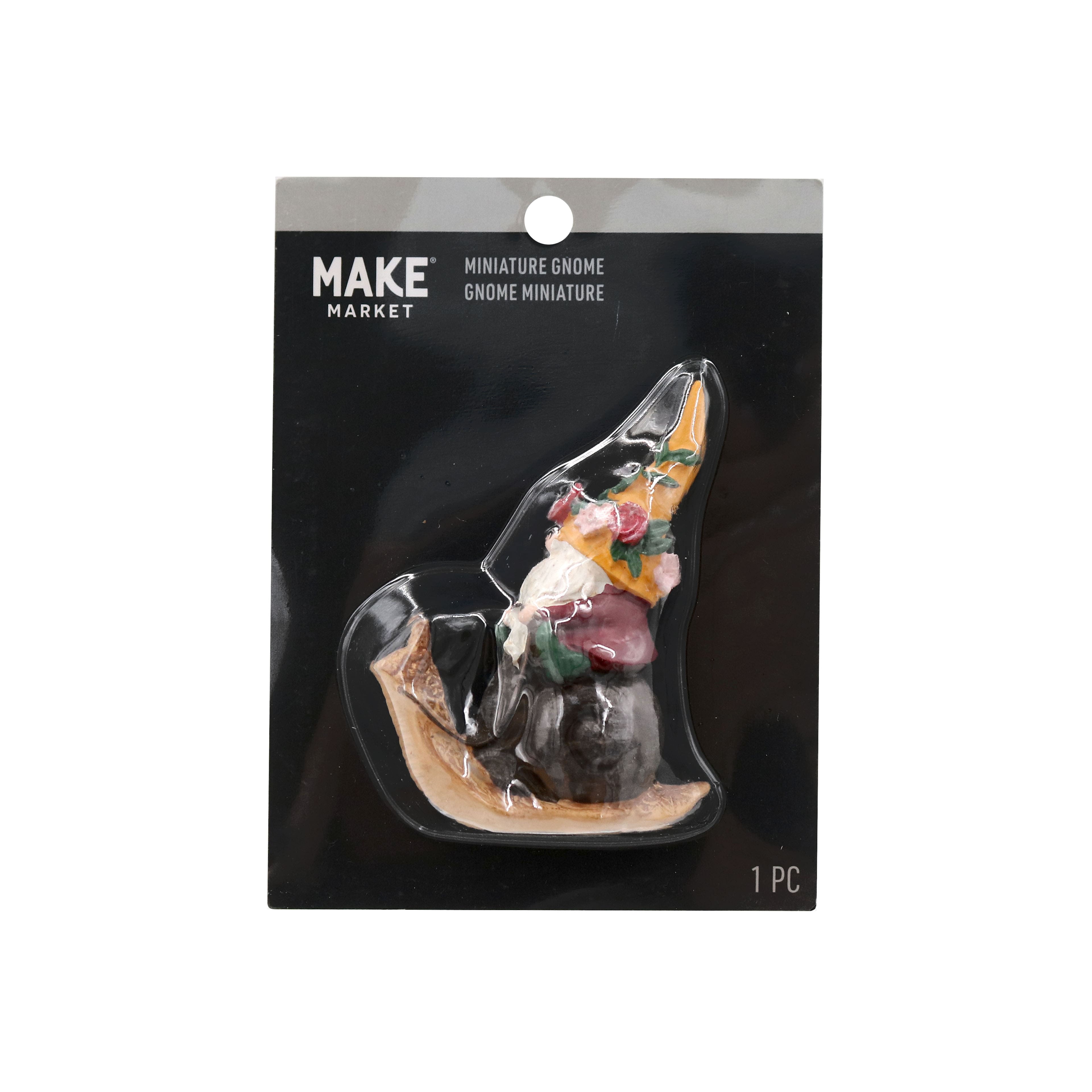 Miniature Gnome on Snail by Make Market&#xAE;