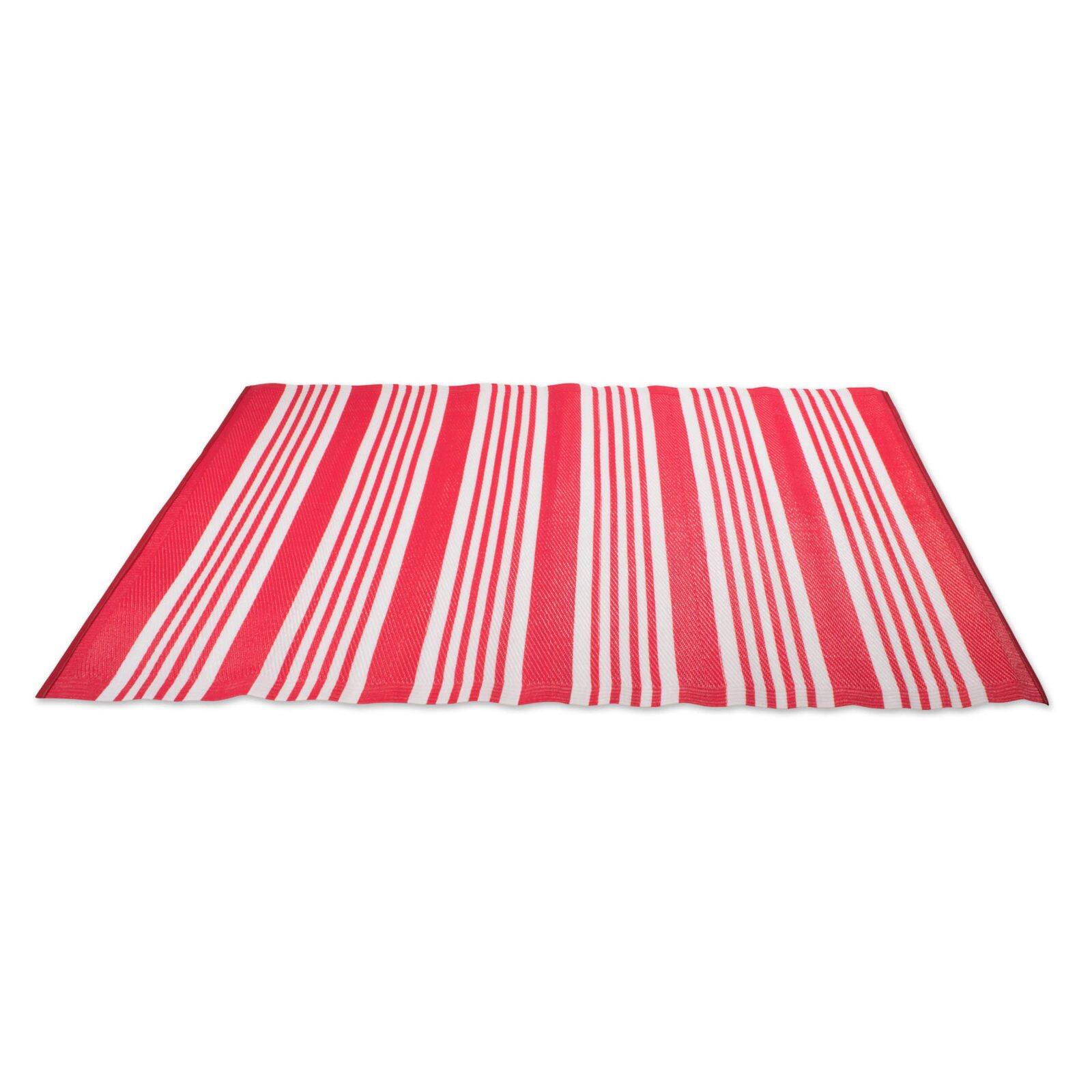 DII® Coral Multi Stripe Outdoor Rug, 4ft. x 6ft.