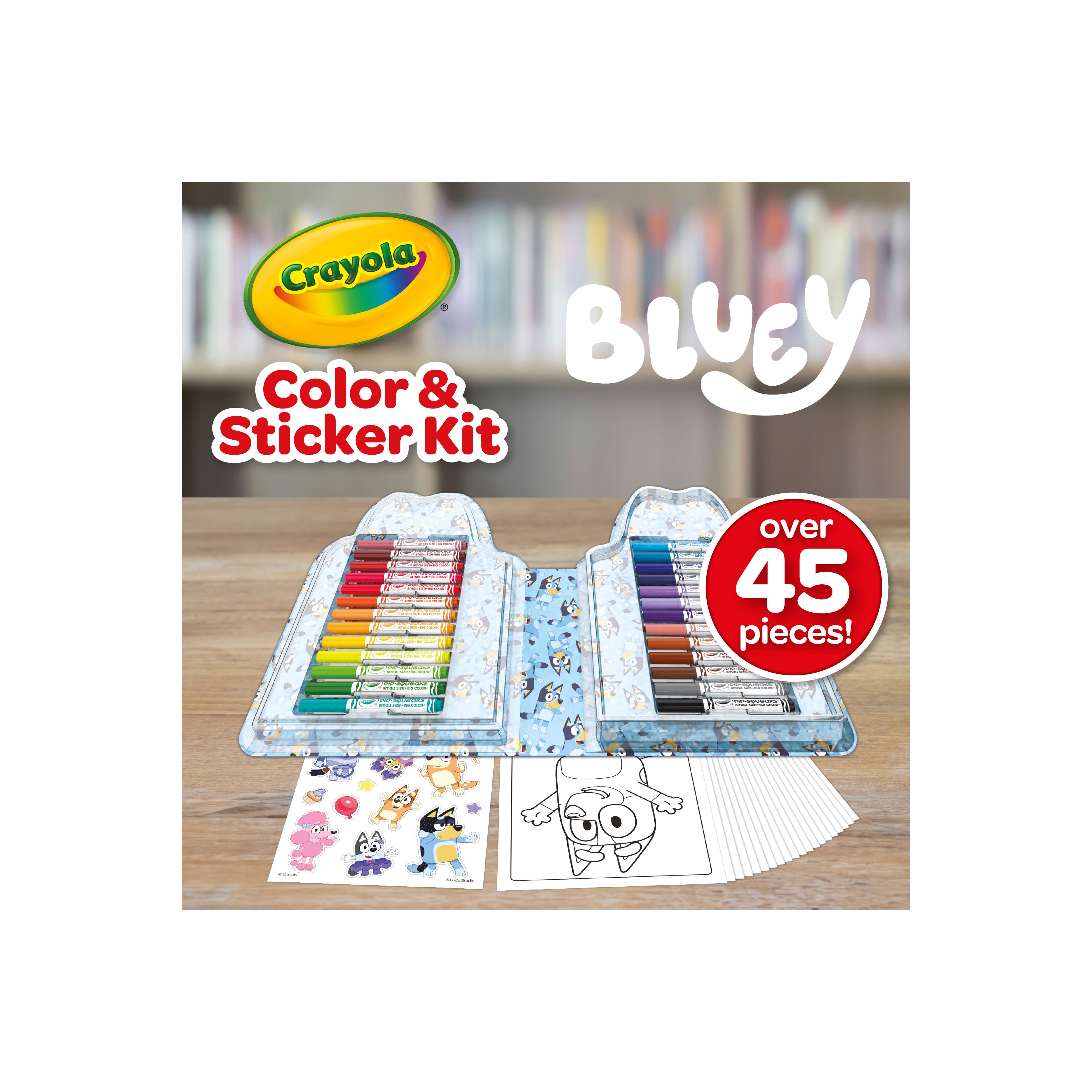 Crayola&#xAE; Bluey Color &#x26; Sticker Kit