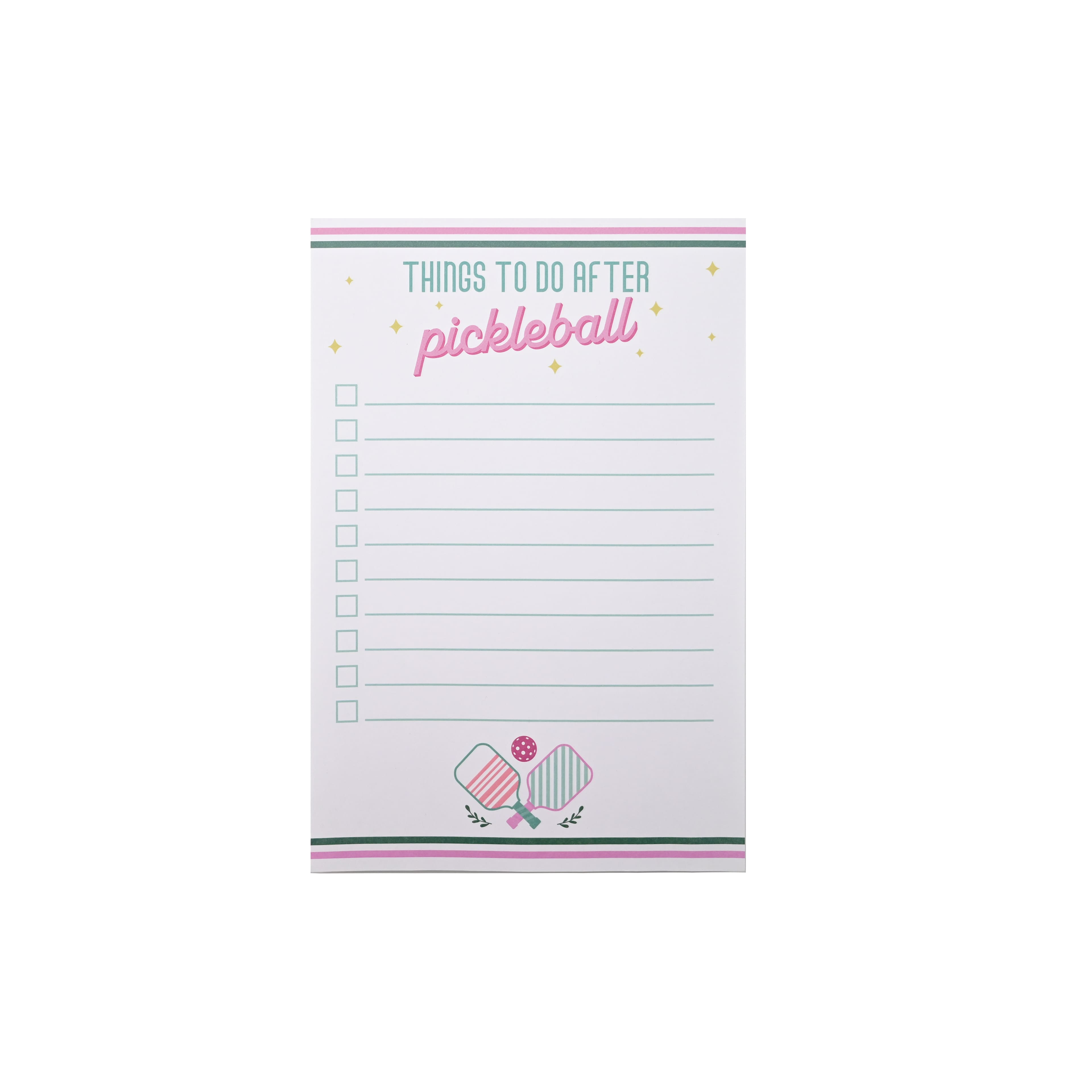 Assorted 6" x 9" Pickleball Notepad, 1pc. by Fab Finds