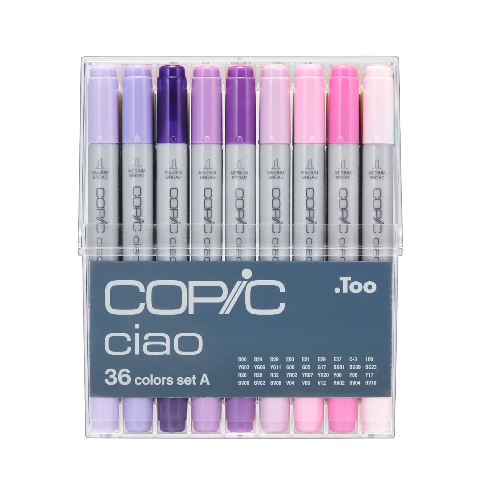 Copic&#xAE; Ciao 36 Color Marker Set A