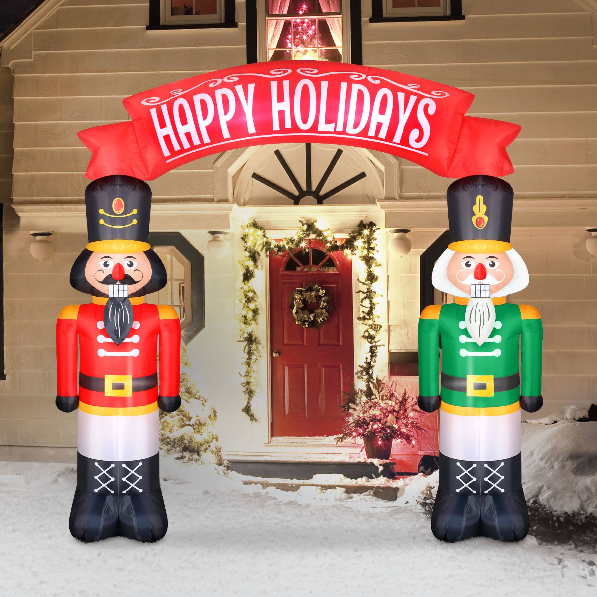 Airflowz™ 8ft. Inflatable Nutcrackers Archway