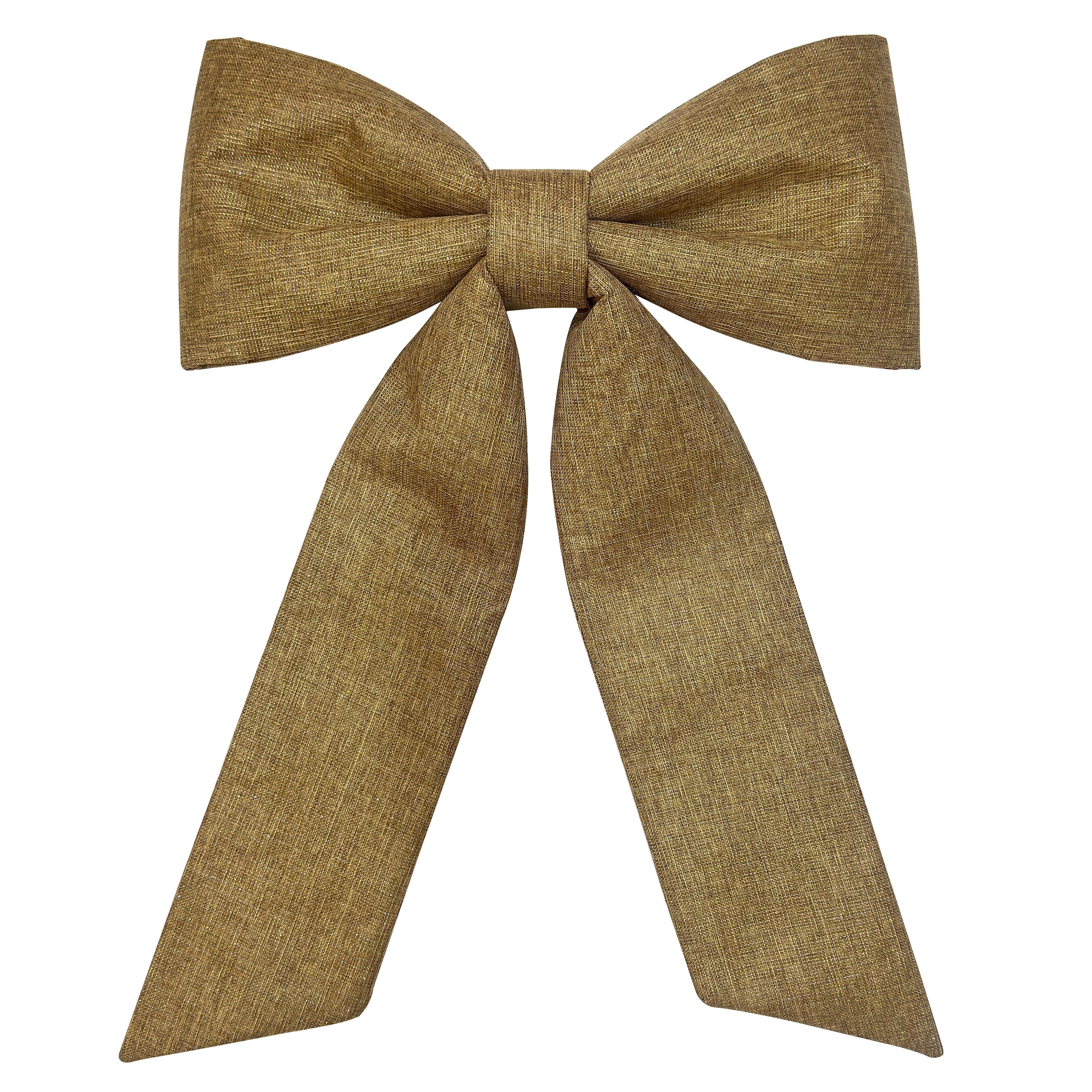 30&#x22; Faux Linen Shimmer Puffy Tree Bow by Celebrate It&#xAE;