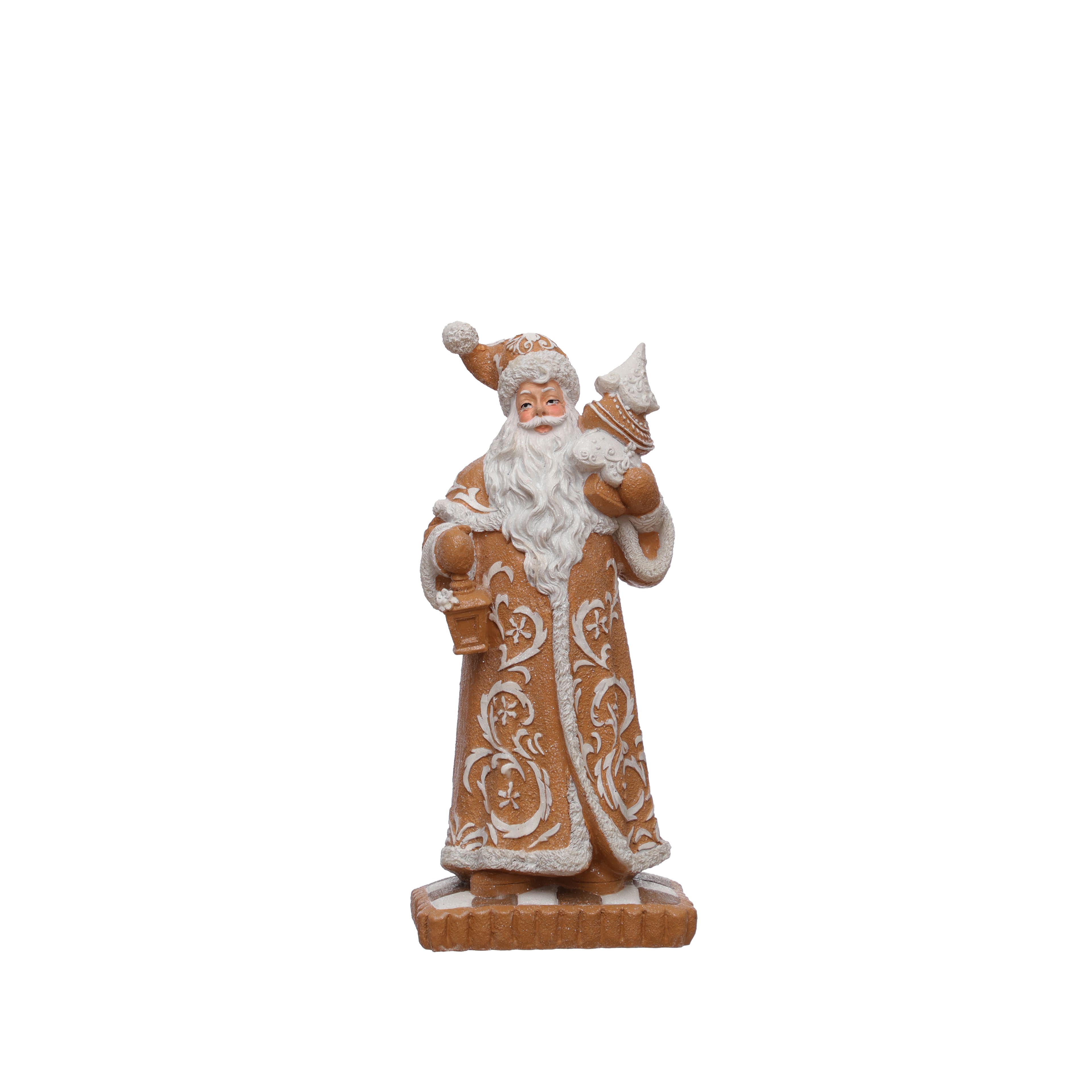 12.75&#x22; Gingerbread Santa Tabletop D&#xE9;cor by Ashland&#xAE;