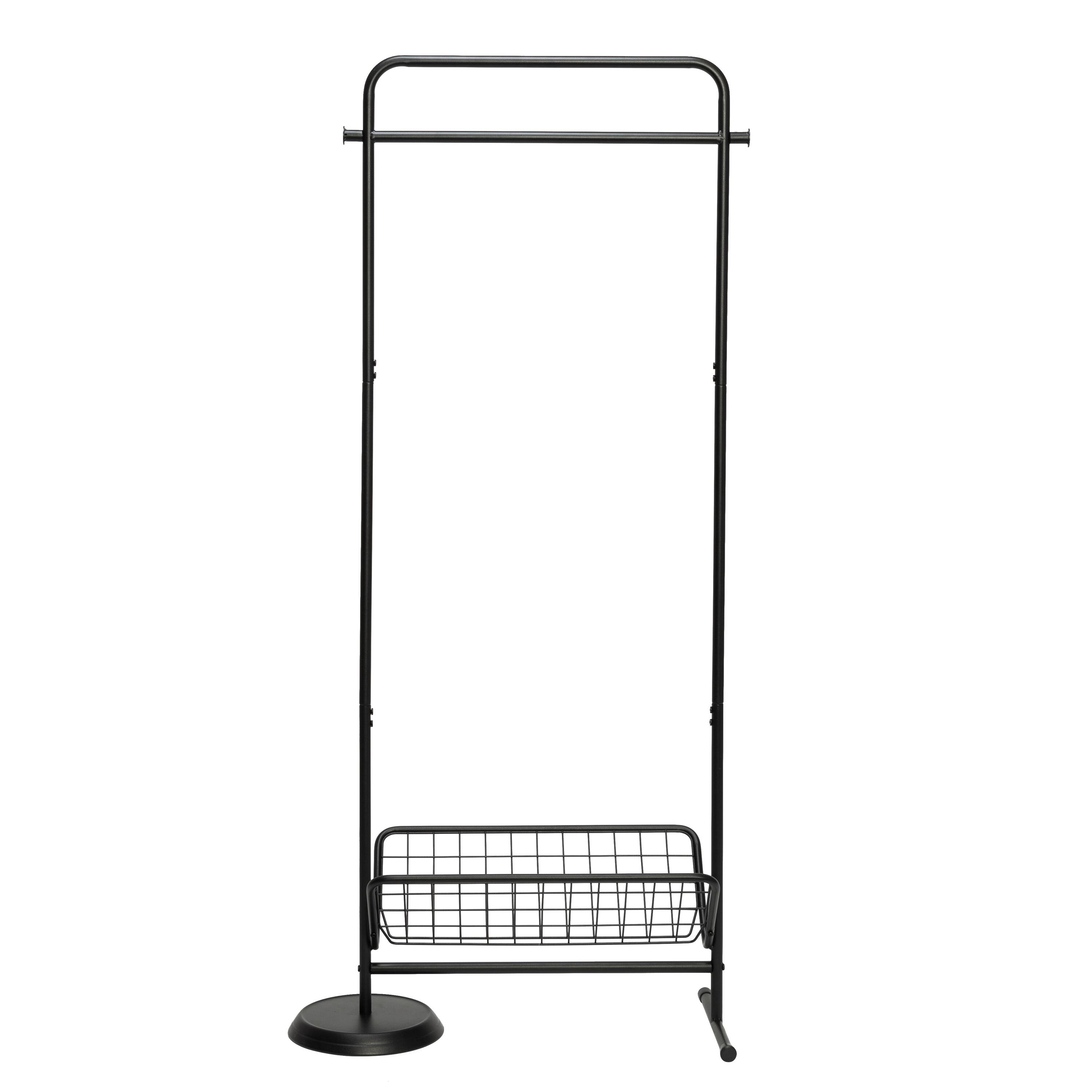 Honey Can Do Swivel Entryway Coat Rack with Shoe Storage