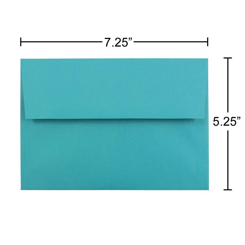 JAM Paper A7 Colored Invitation Envelopes, 50ct.