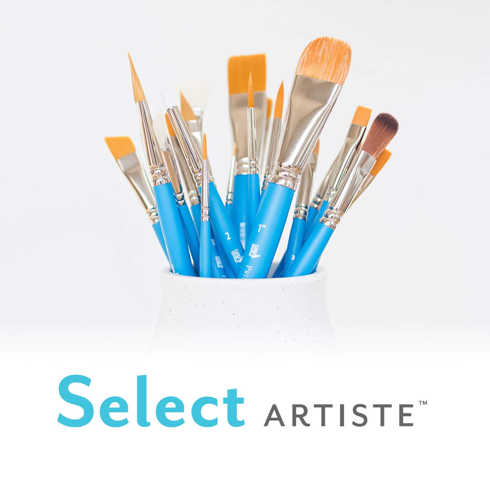 Princeton&#x2122; Select&#x2122; Artiste Series 3750 Bristle Short Handle Fan Brush