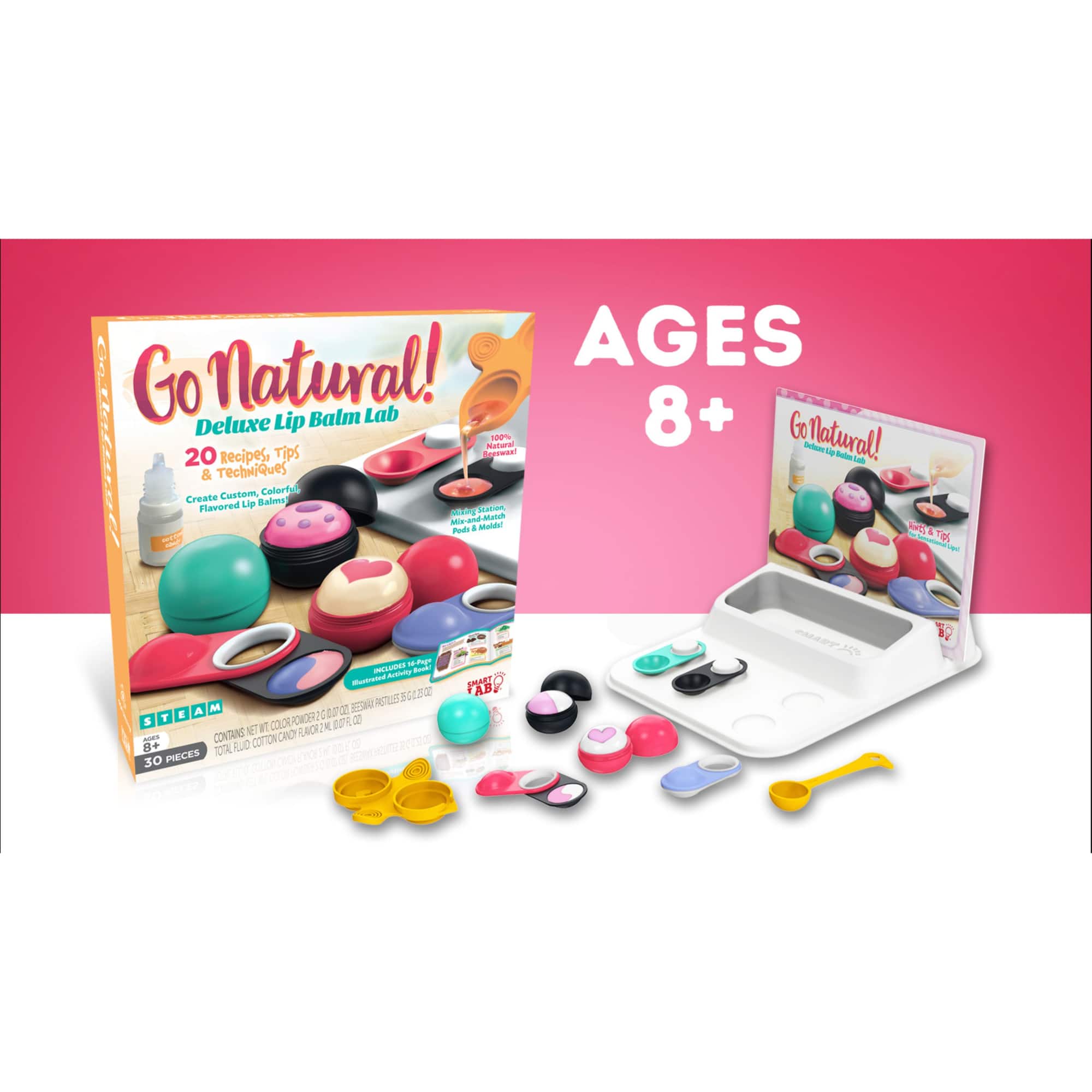 SmartLab® Go Natural! Deluxe Lip Balm Kit