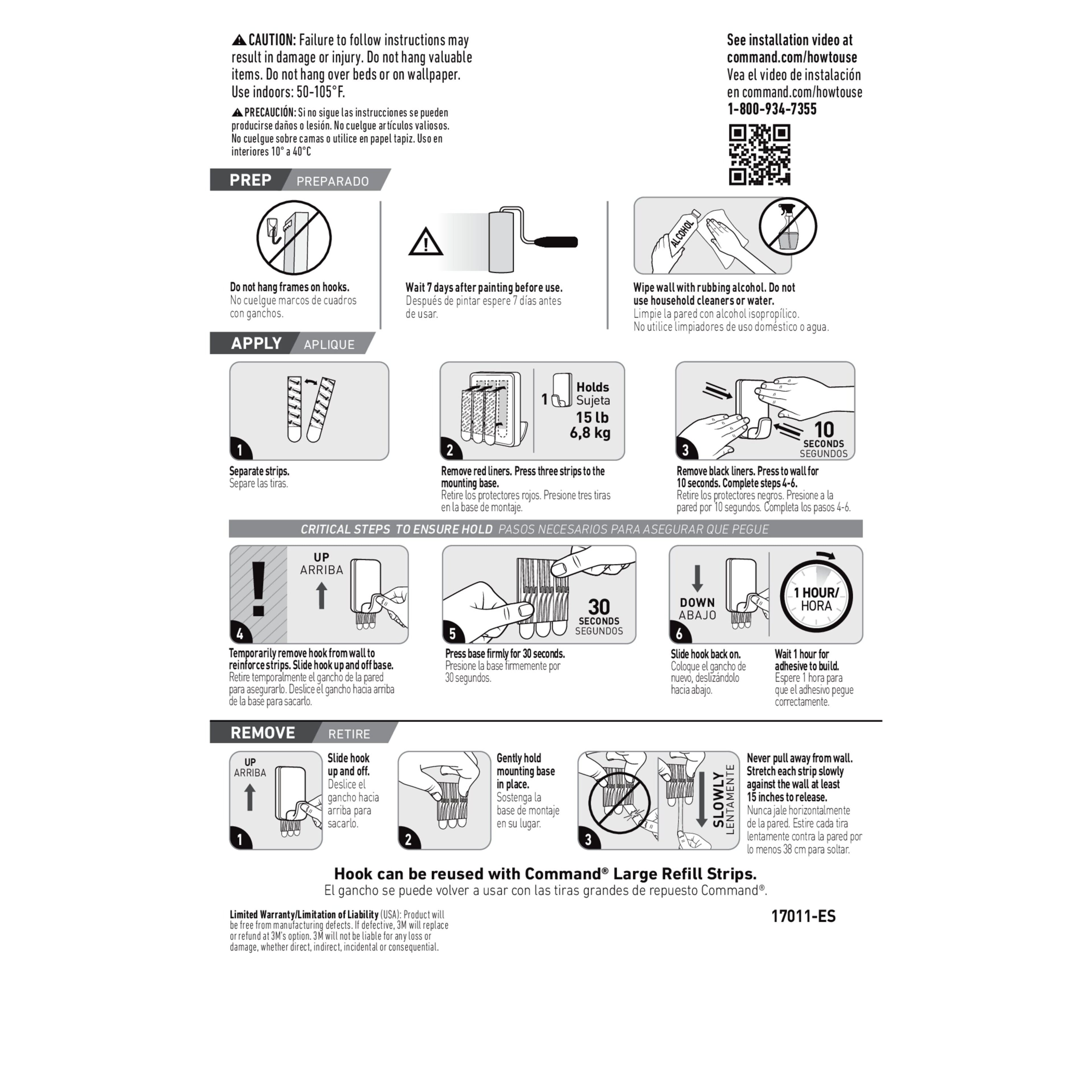 3M Command™ 15lb. X-Large Hook