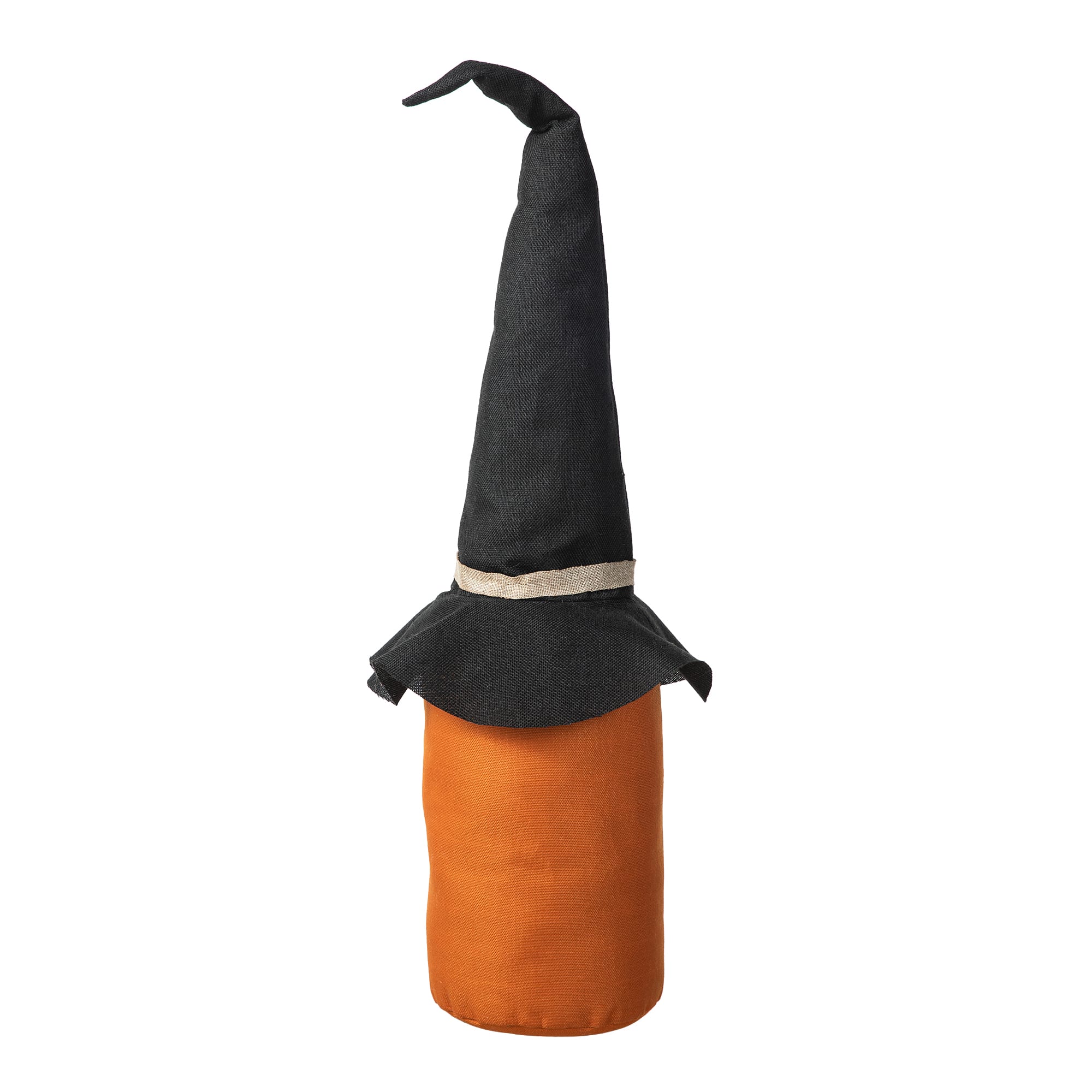 Glitzhome&#xAE; 24&#x22; Linen Halloween Jack-O&#x27;-Lantern Doorstop Porch D&#xE9;cor