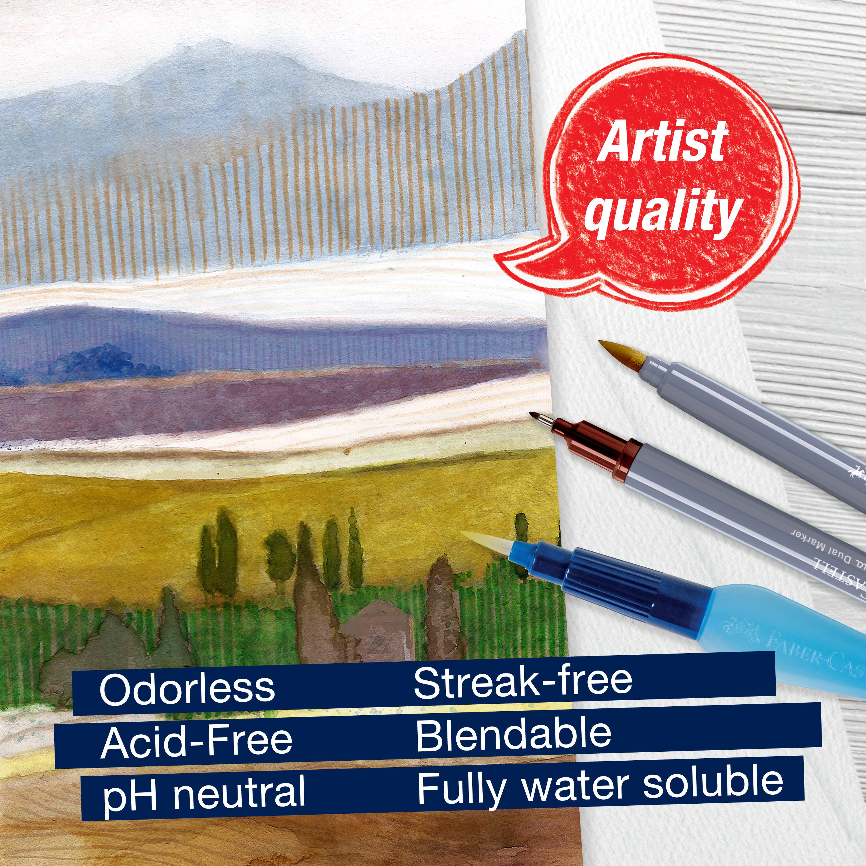 Faber-Castell® Goldfaber Aqua Tuscany Dual-Tip Marker Set