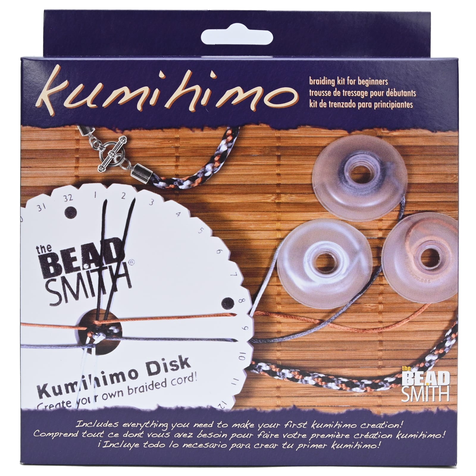 Beadsmith Kumihimo Disk 6in, 10/bx / 35mm Hole Diam.