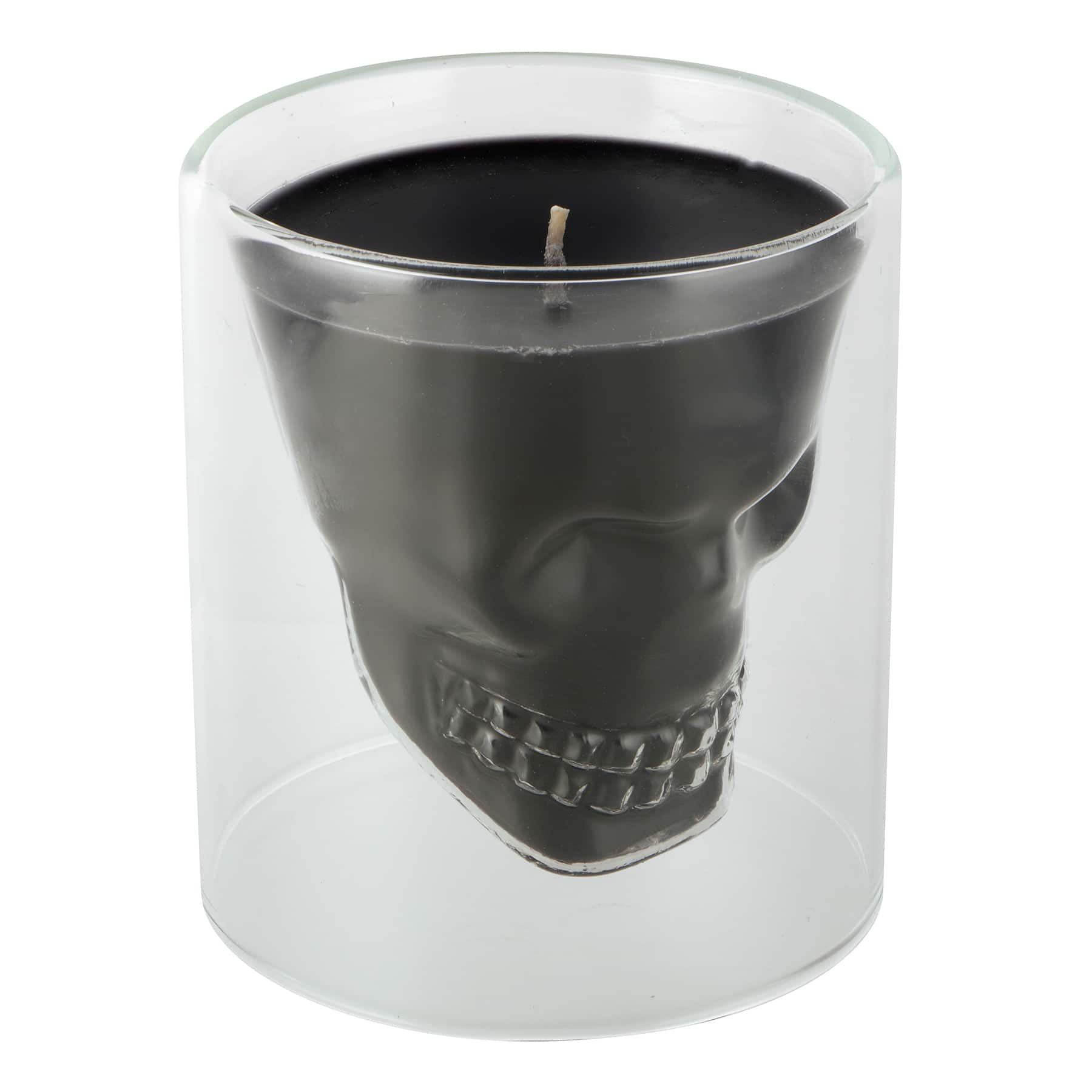 Black Skull Phantom Fog Scented Jar Candle by Ashland&#xAE;