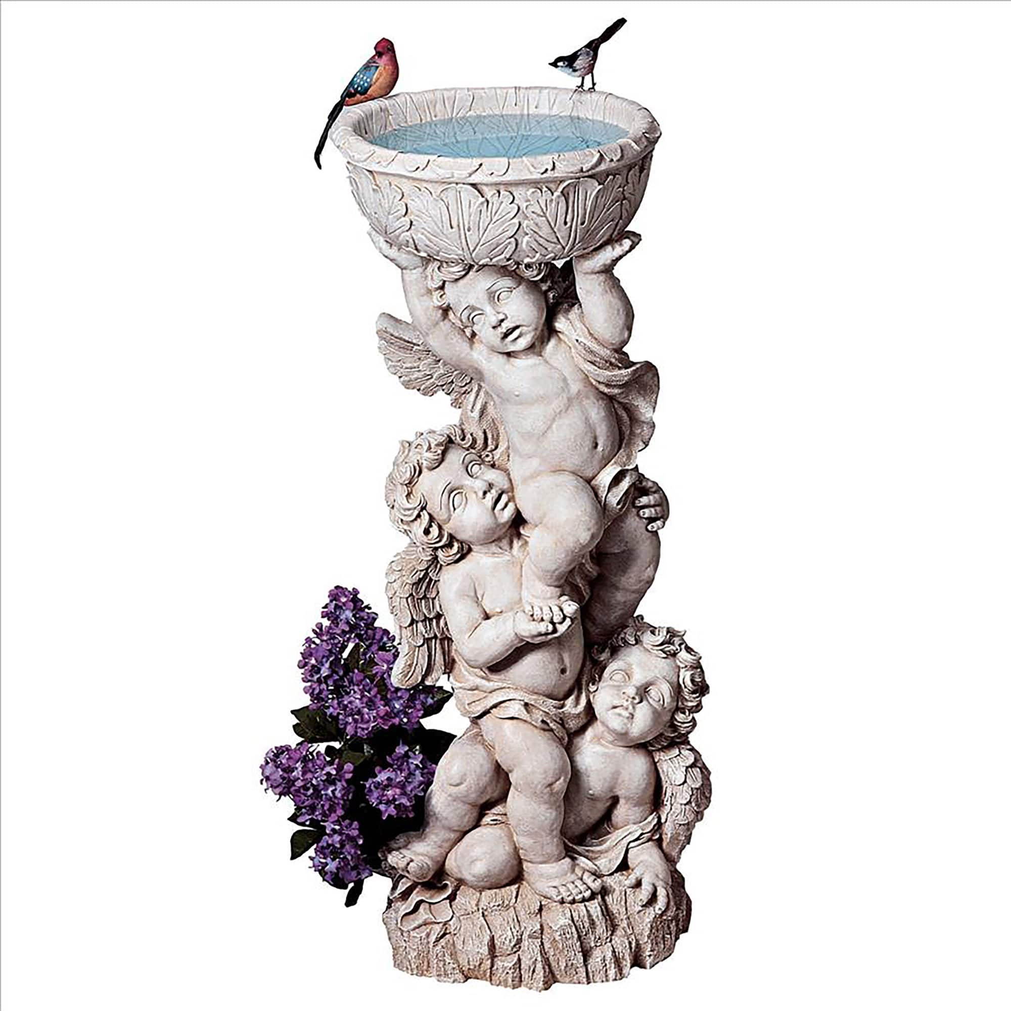 Design Toscano&#xAE; 3ft. Three Cherubs with Urn Statue