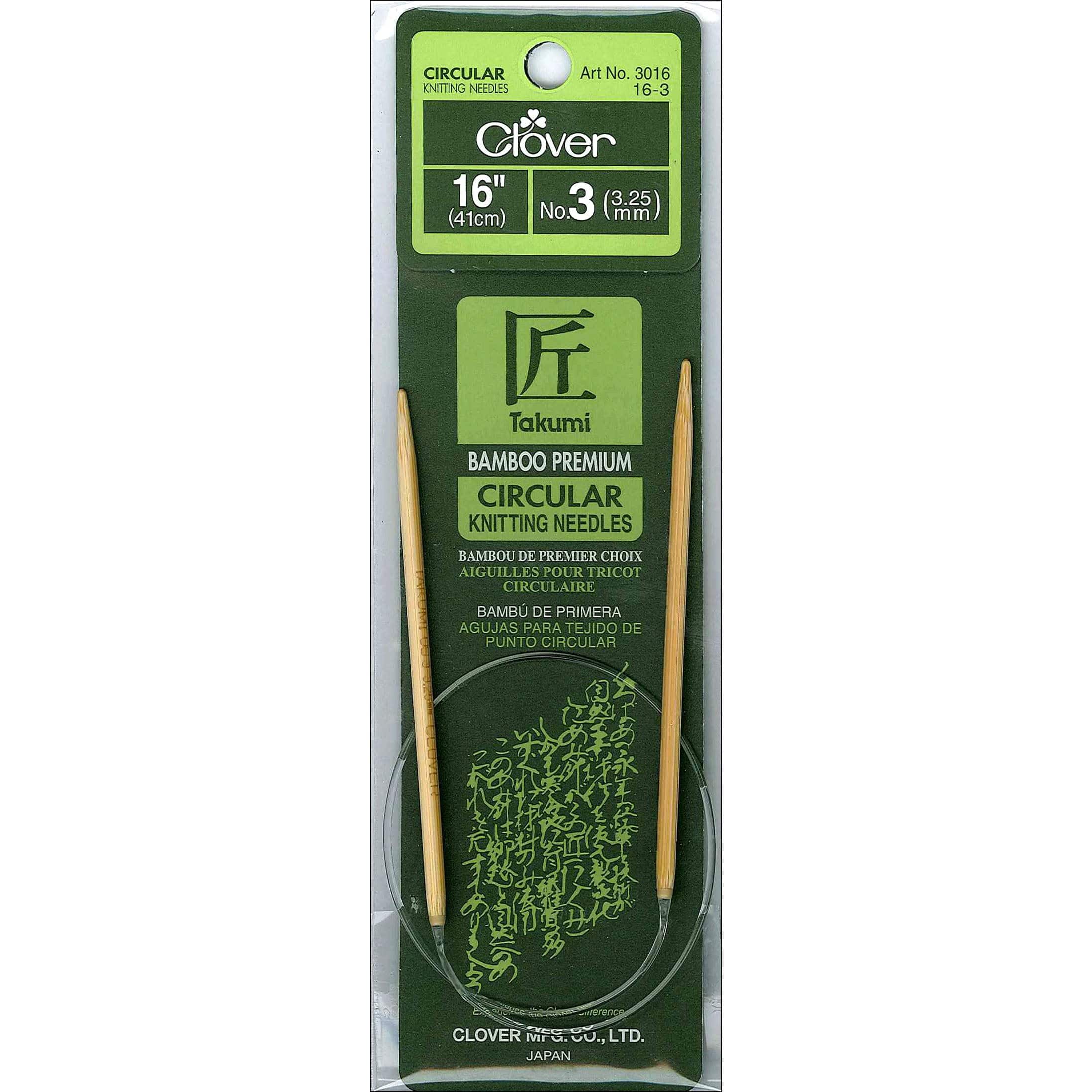 Clover Takumi 16" Bamboo Circular Knitting Needles Michaels